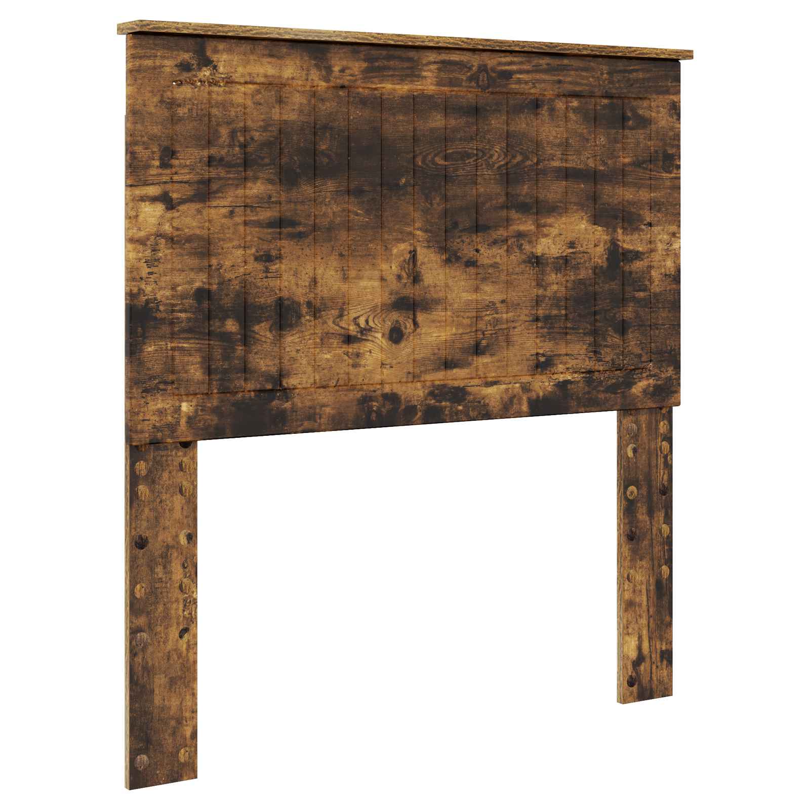 Krevet s od storage s uzglavljem Dimljeni hrast 90 x 200 cm