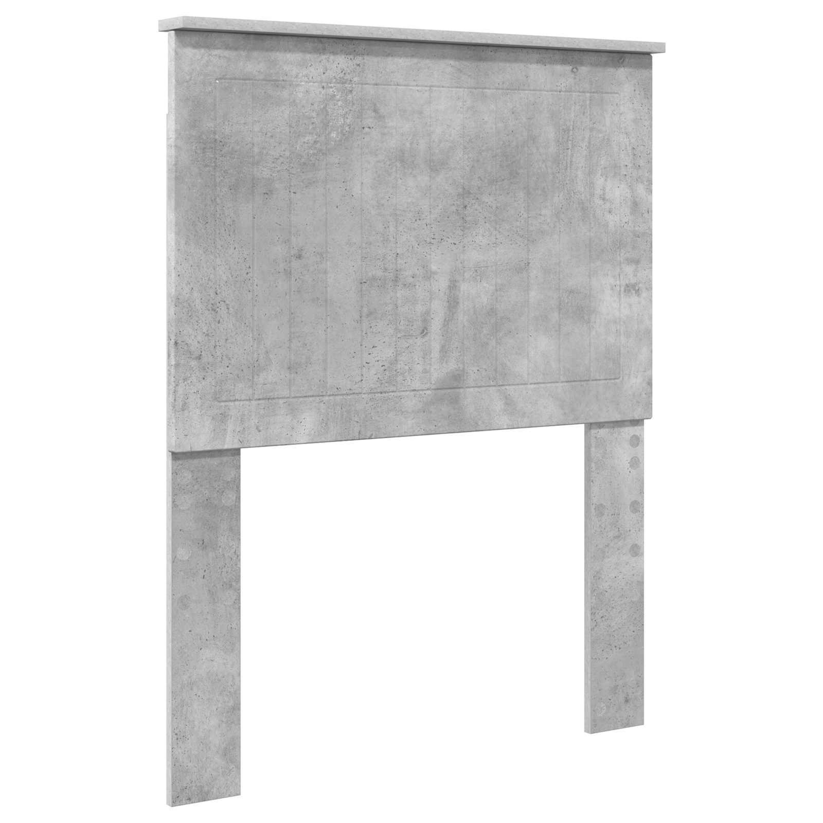 Krevet s od storage Betonski sivi 75 x 190 cm Konstruirano drvo