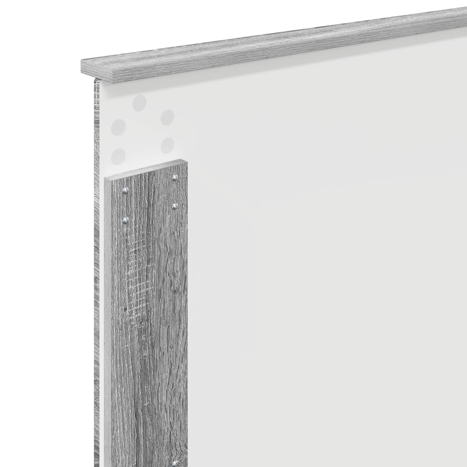 Krevetna konstrukcija Siva Sonoma 90 x 200 cm Konstruirano drvo