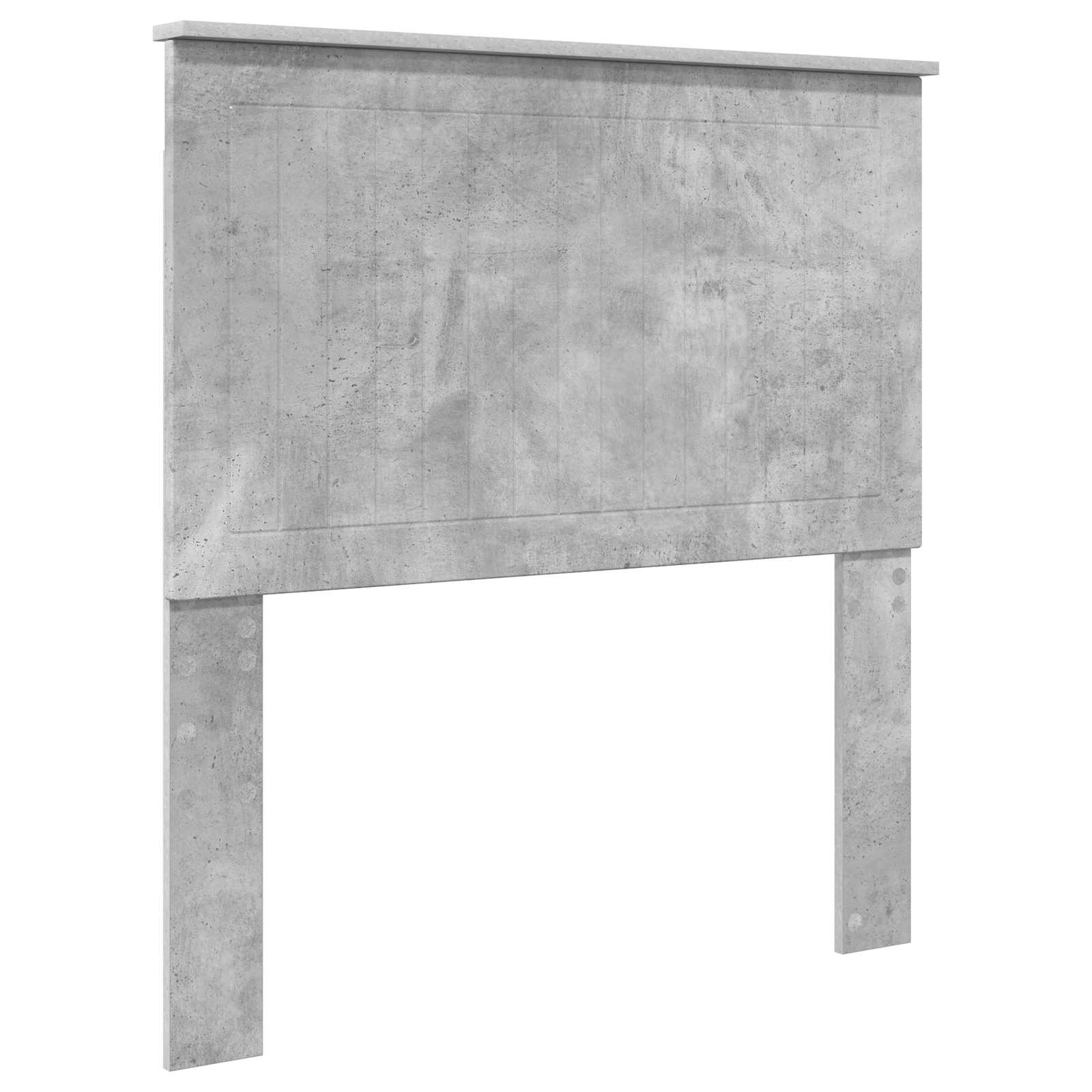 Krevetna konstrukcija s uzglavljem Betonski sivi 90 x 190 cm