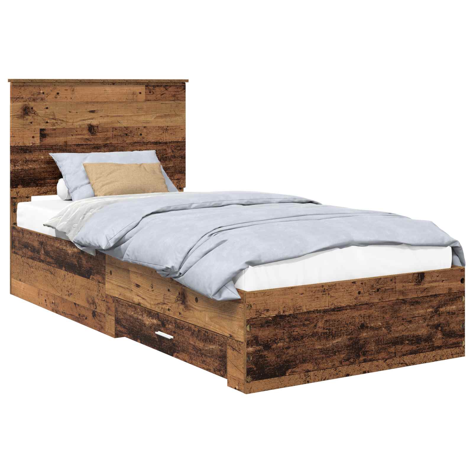 Krevetna konstrukcija Staro drvo 90 x 190 cm Konstruirano drvo