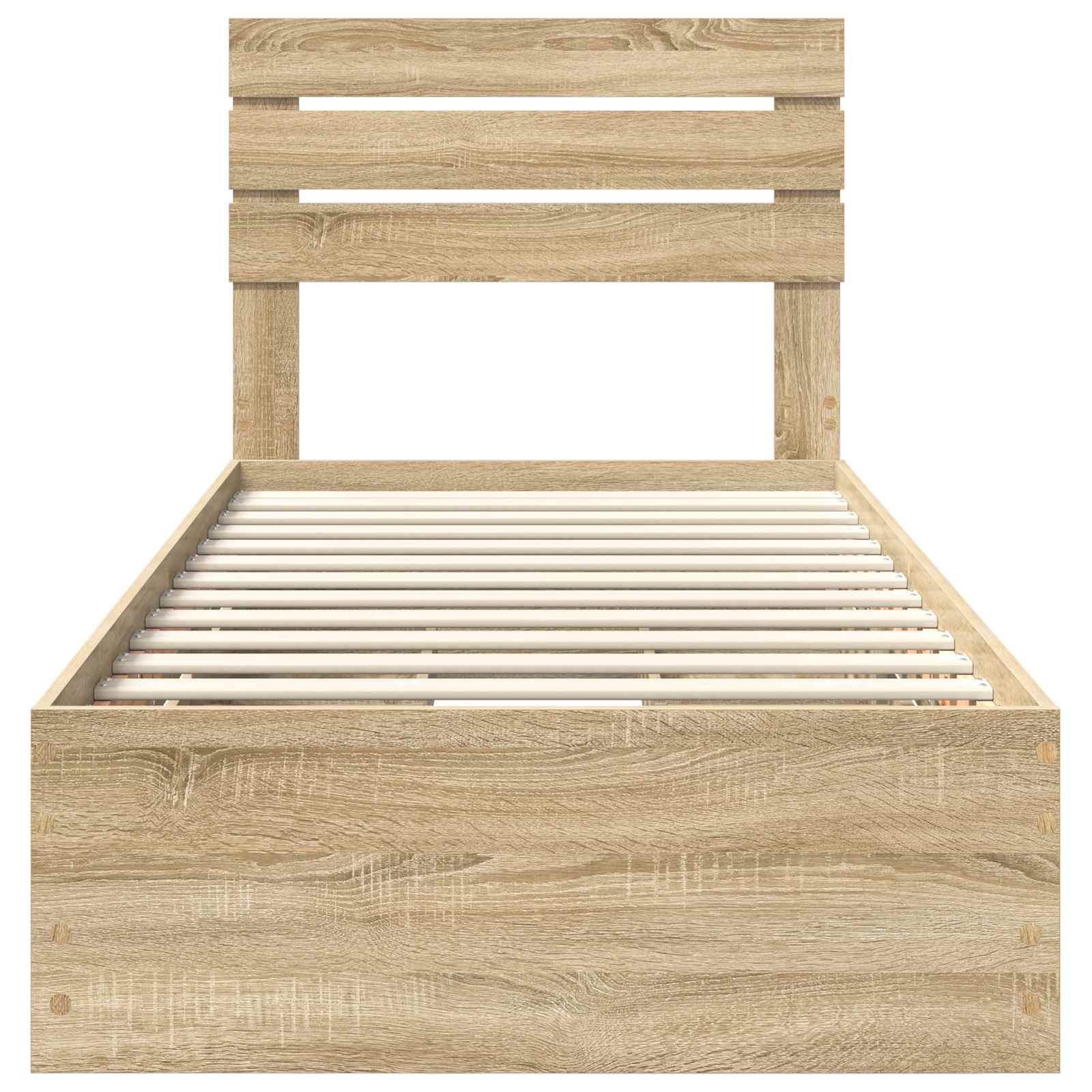 Krevetna konstrukcija s ladicama Sonoma hrast 100 x 200 cm