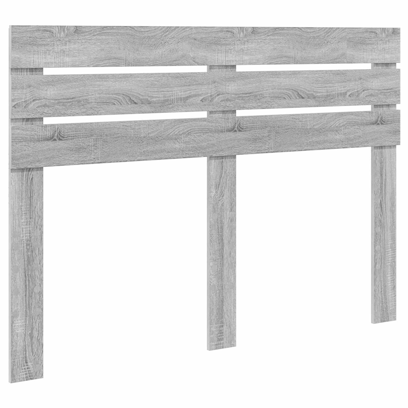 Krevet s od storage Siva Sonoma 160 x 200 cm Konstruirano drvo