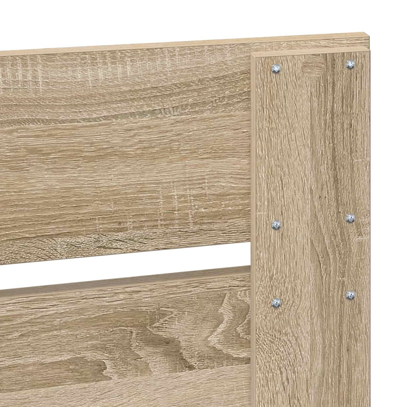 Krevet s od storage Sonoma hrast 90 x 200 cm Konstruirano drvo