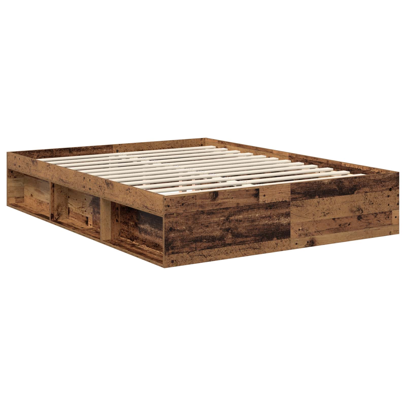 Krevetna konstrukcija s uzglavljem Staro drvo 150 x 200 cm