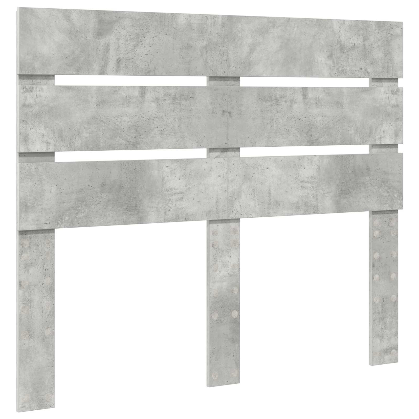 Krevetna konstrukcija Beton 120 x 200 cm Čvrsto borovo drvo