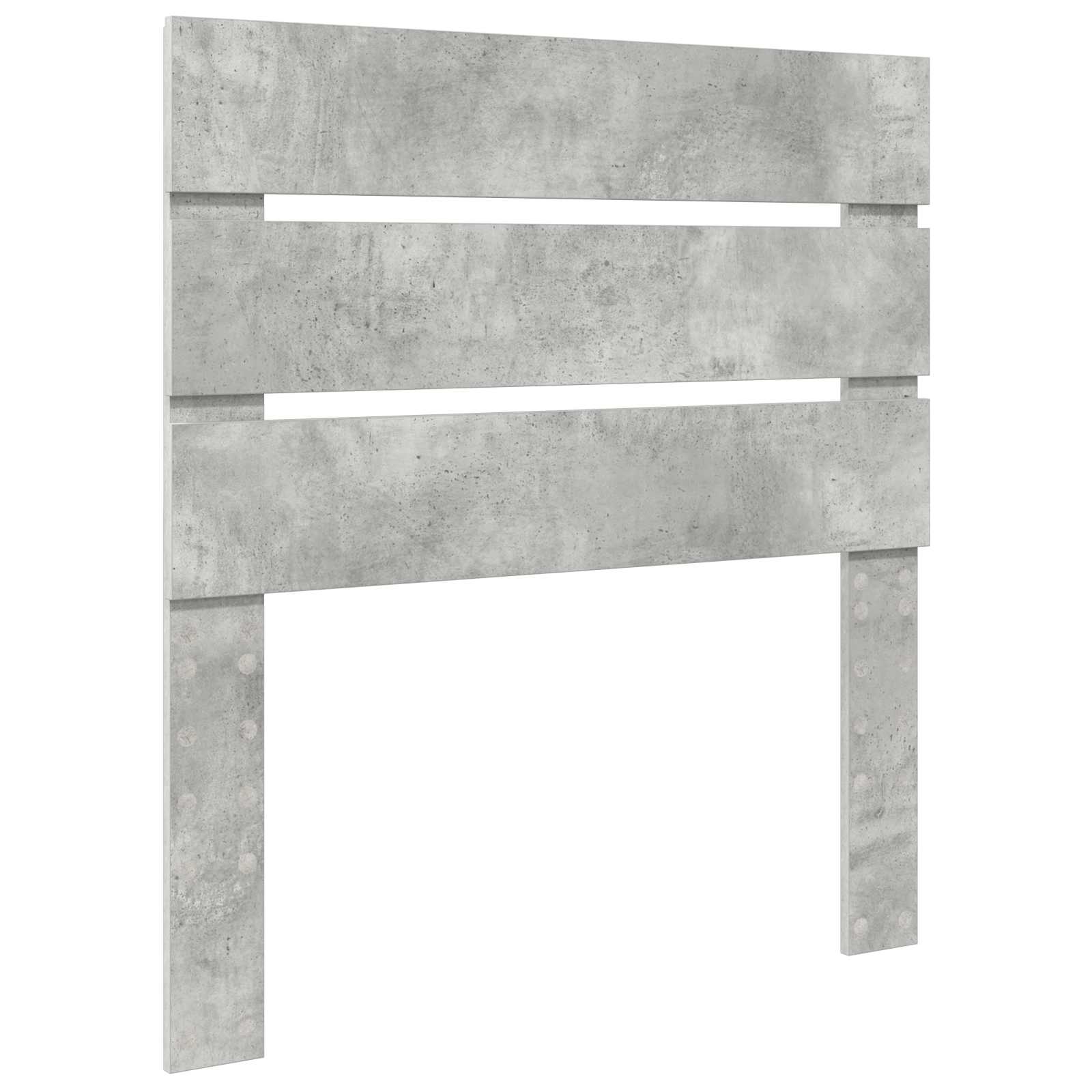 Krevetna konstrukcija s uzglavljem Betonska siva 100 x 200 cm
