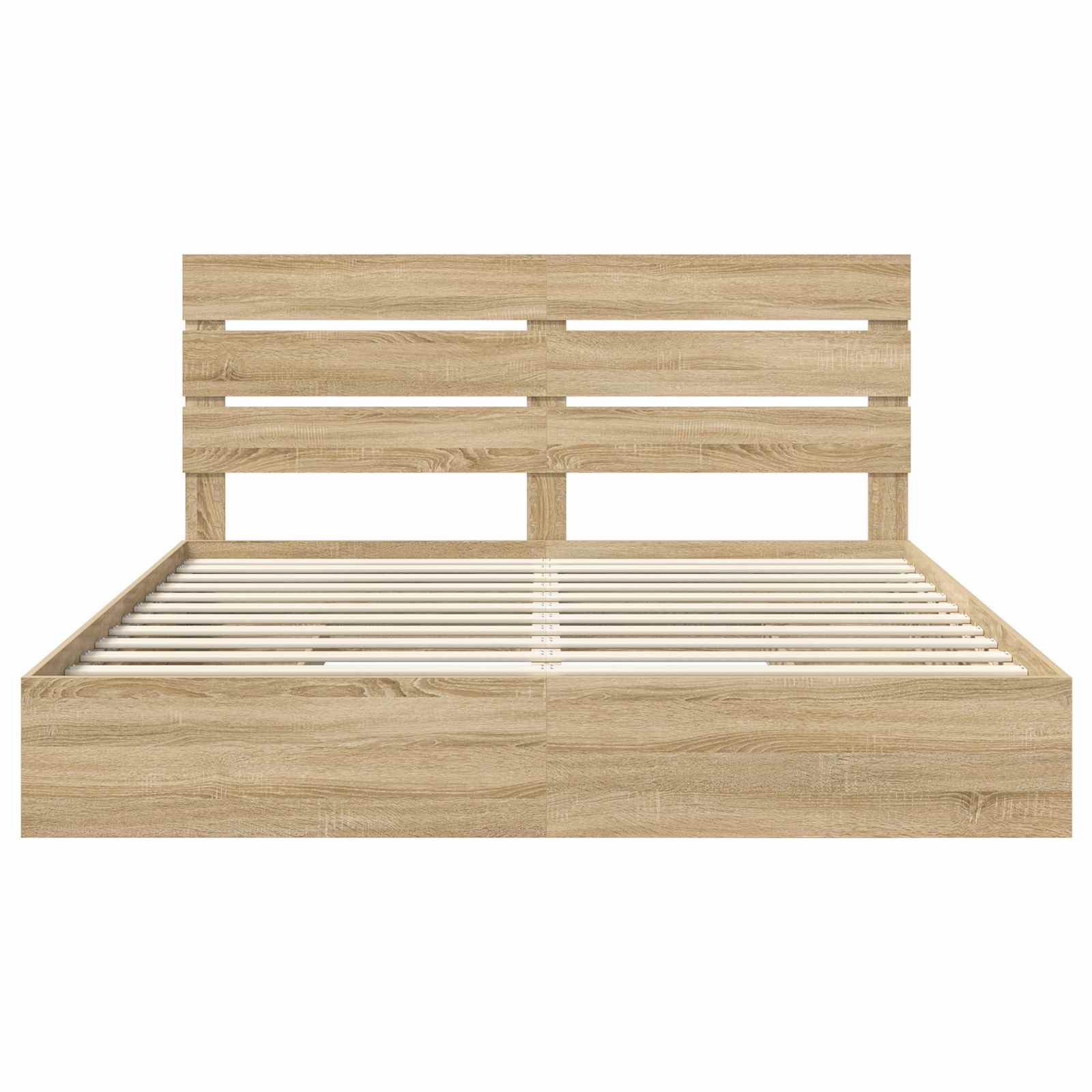 Krevet s od storage Sonoma hrast 180 x 200 cm Konstruirano drvo
