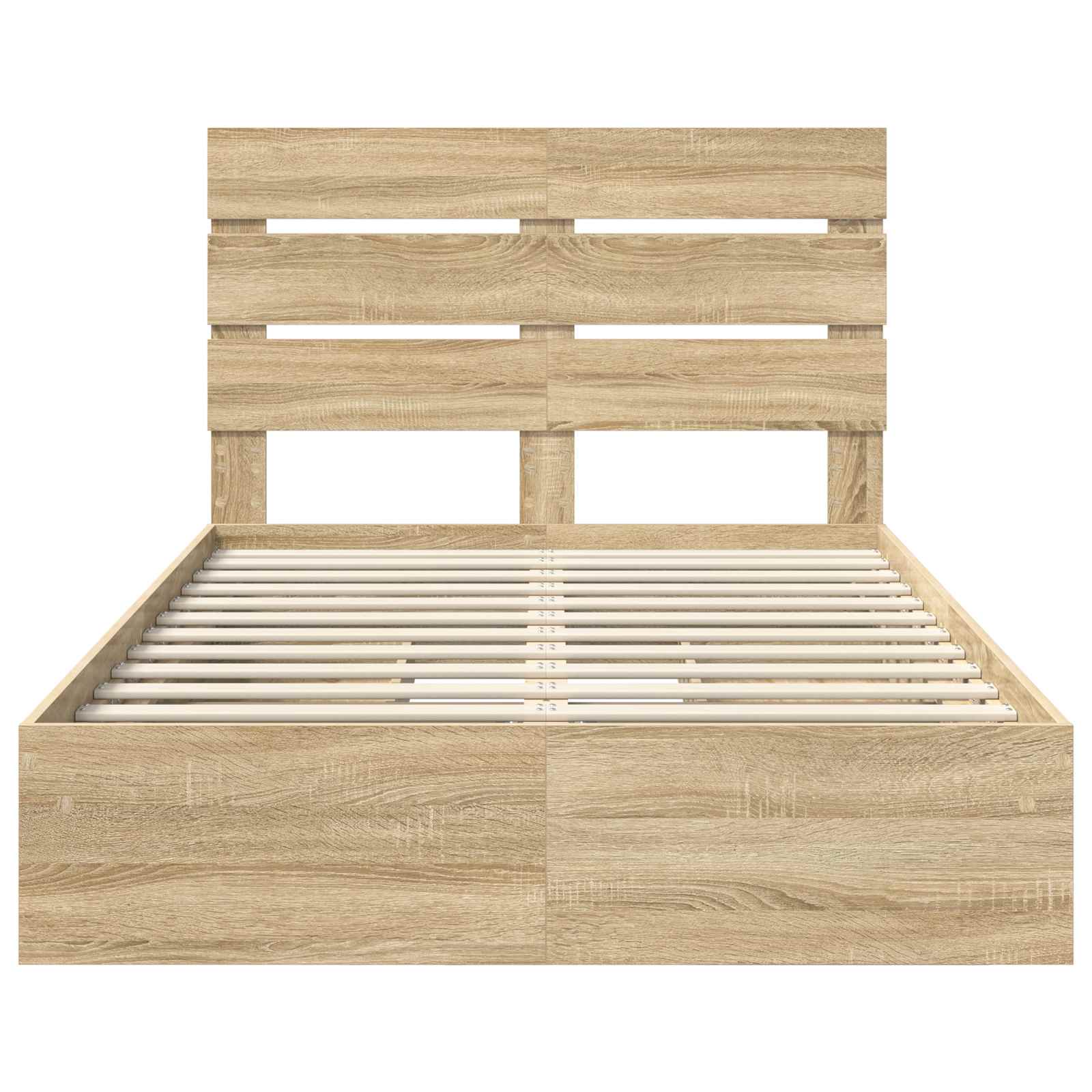 Krevet s od storage Sonoma hrast 135 x 190 cm Konstruirano drvo