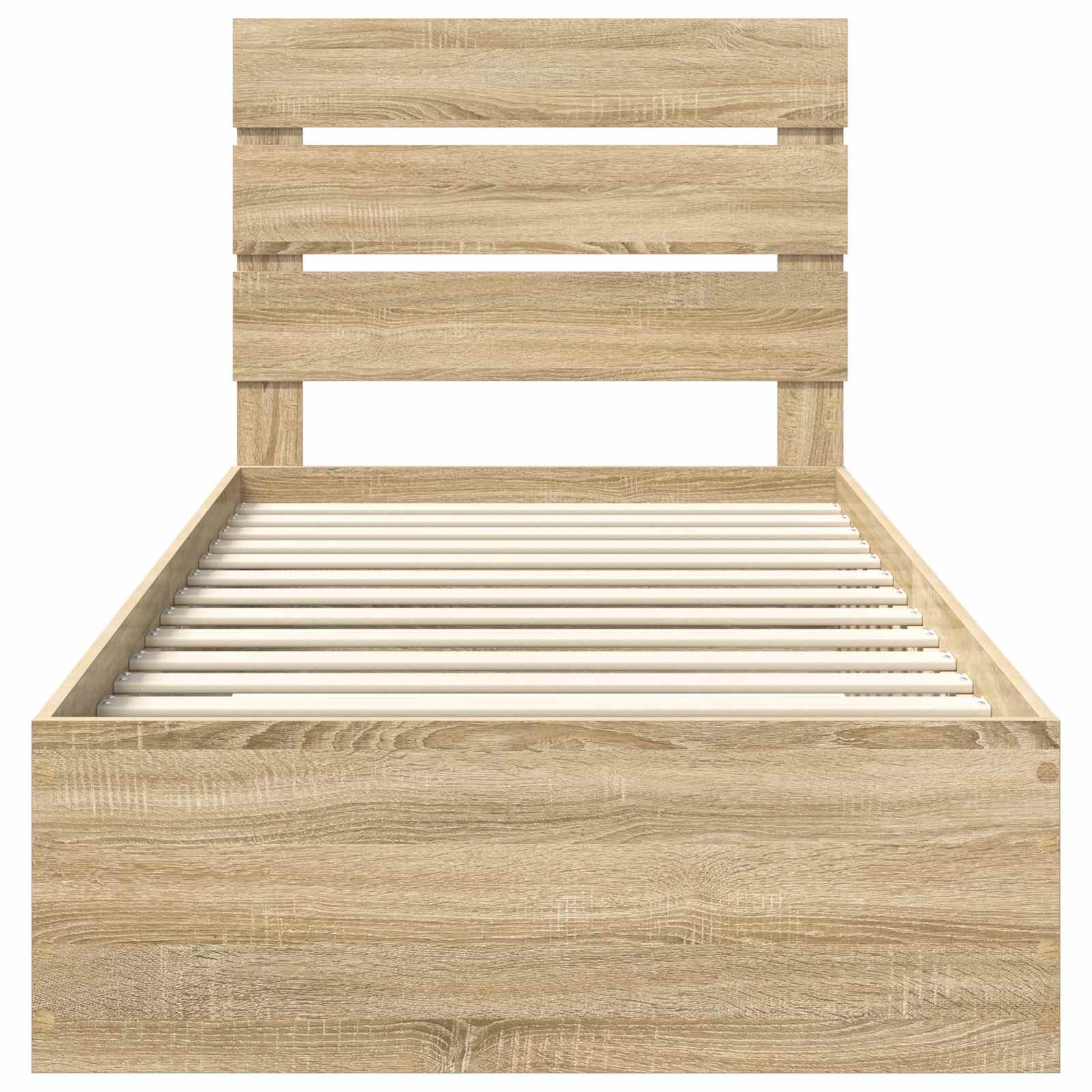 Krevetna konstrukcija s ladicama Sonoma hrast 100 x 200 cm