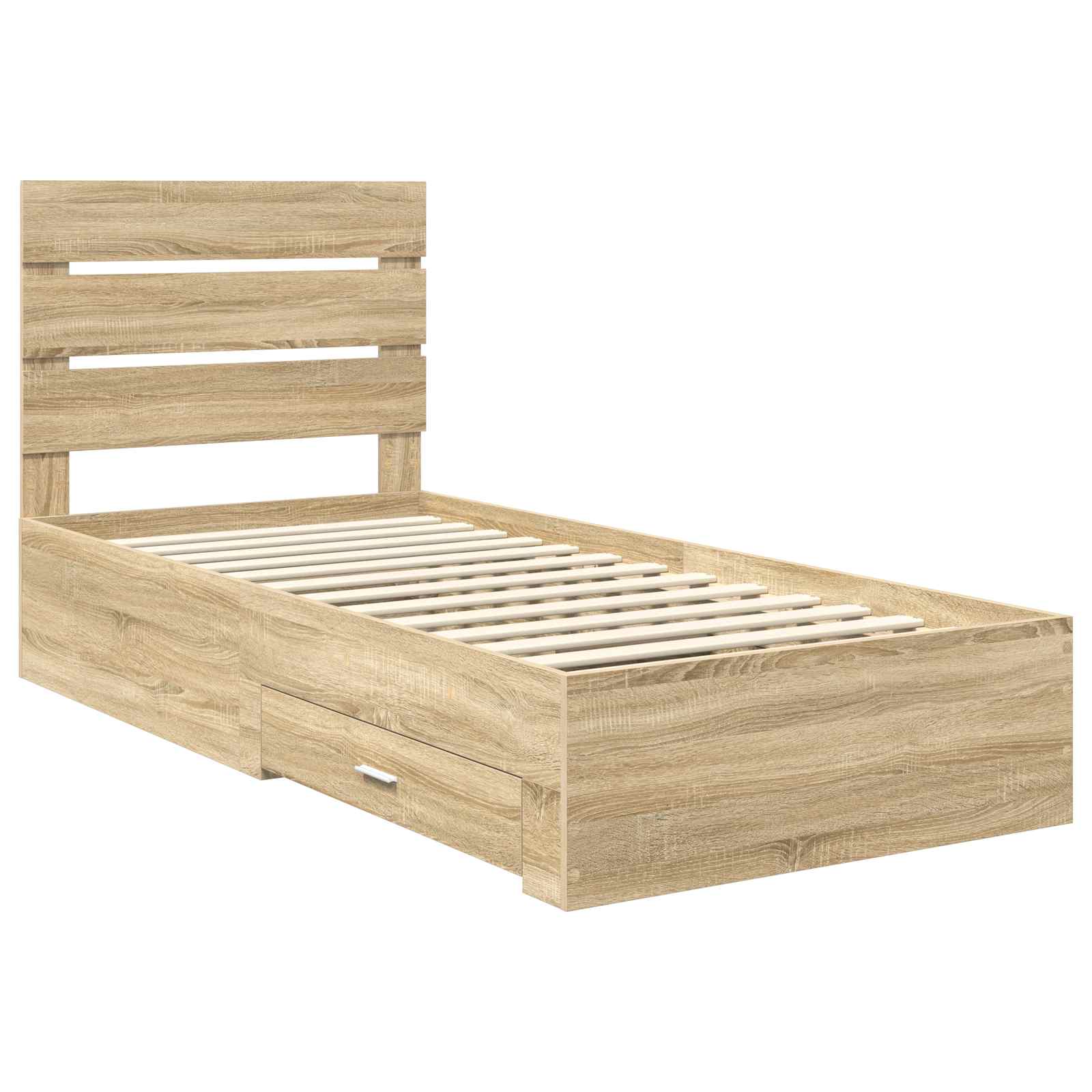 Krevetna konstrukcija s ladicama Sonoma hrast 90 x 200 cm