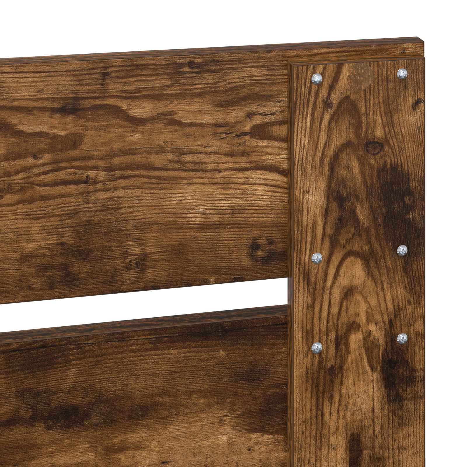 Krevetna konstrukcija Dimljeni hrast Konstruirano drvo