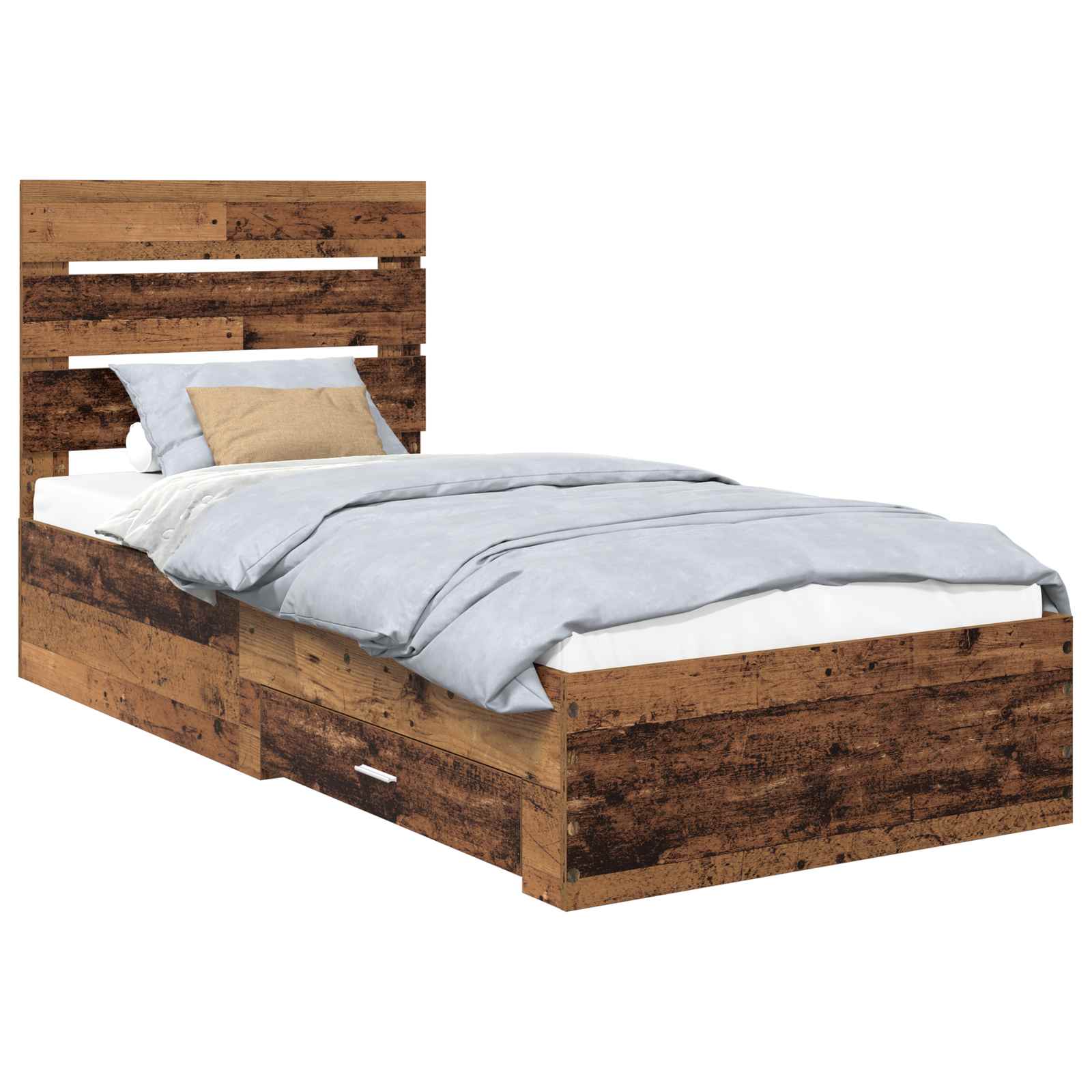 Krevetna konstrukcija Staro drvo 90 x 190 cm Konstruirano drvo