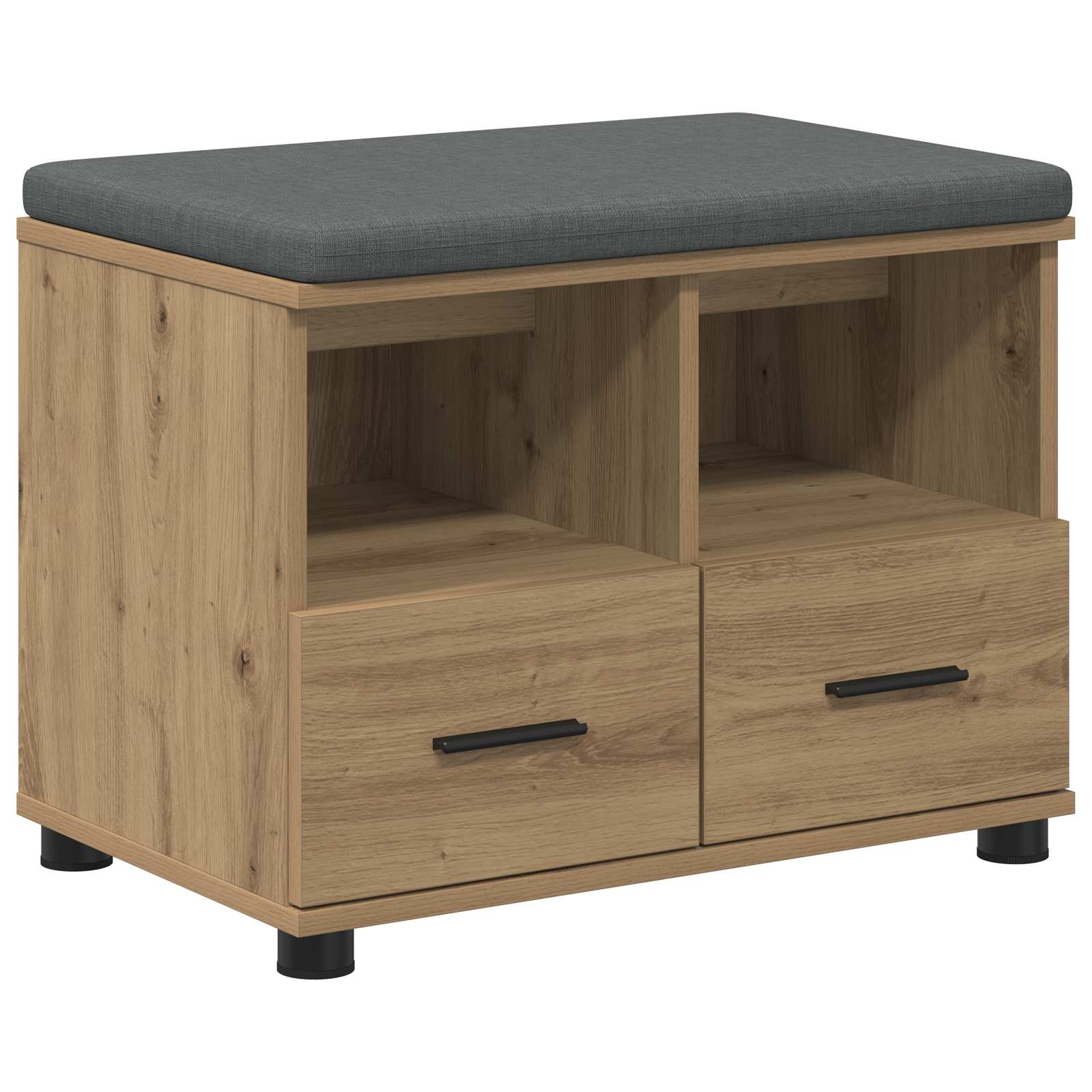 Klupa za hodnik s jastukom Zanatski Hrast 60 x 38 x 46 cm