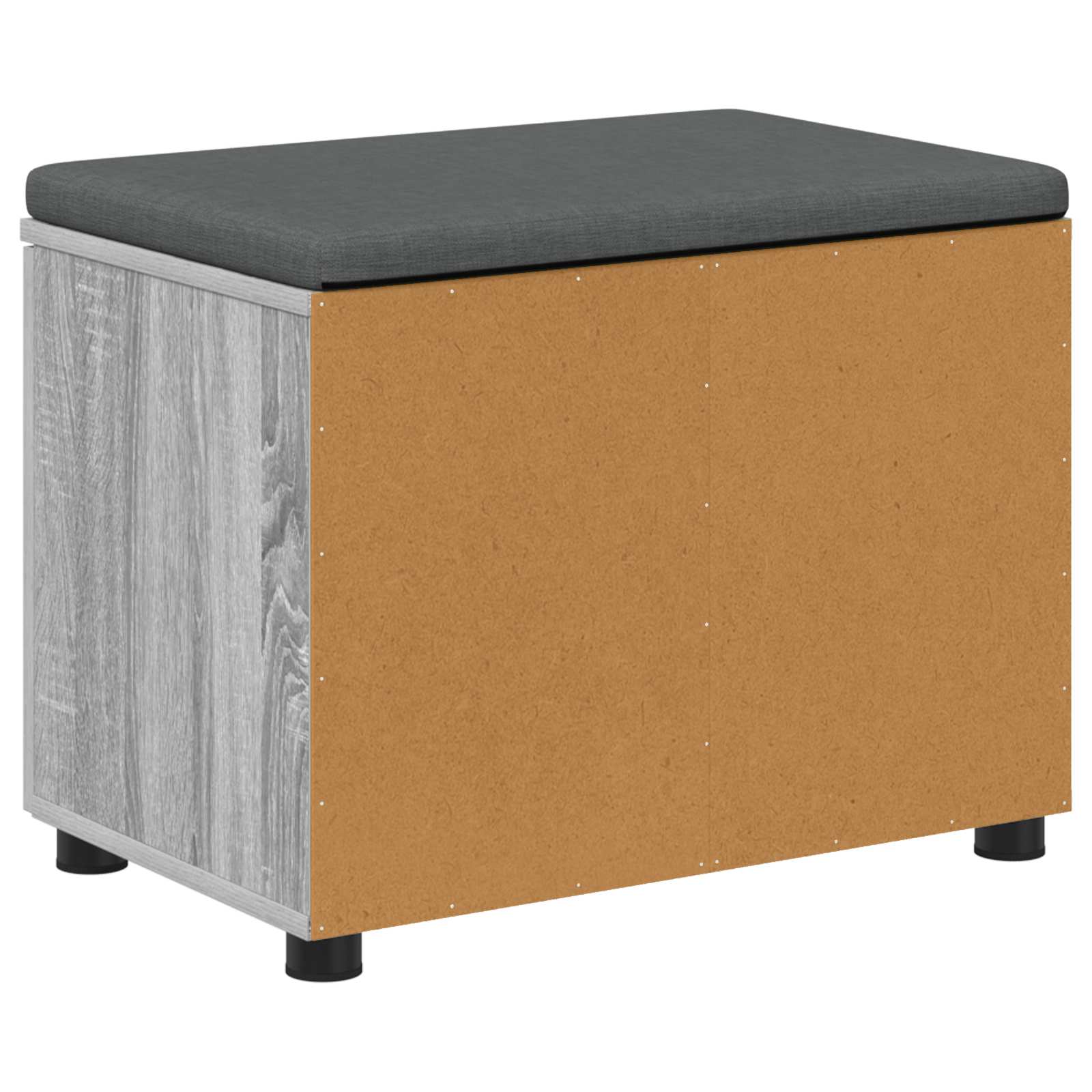 Klupa za hodnik s jastukom Sivi Sonoma 60 x 38 x 46 cm