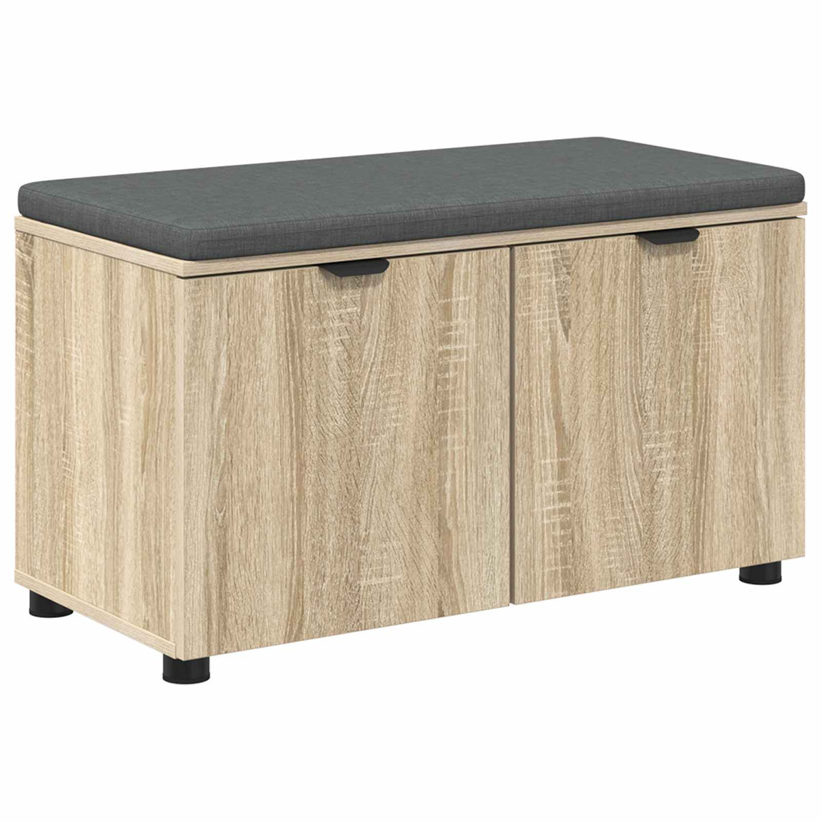 Klupa za hodnik s jastukom Sonoma hrast 80 x 38 x 46 cm