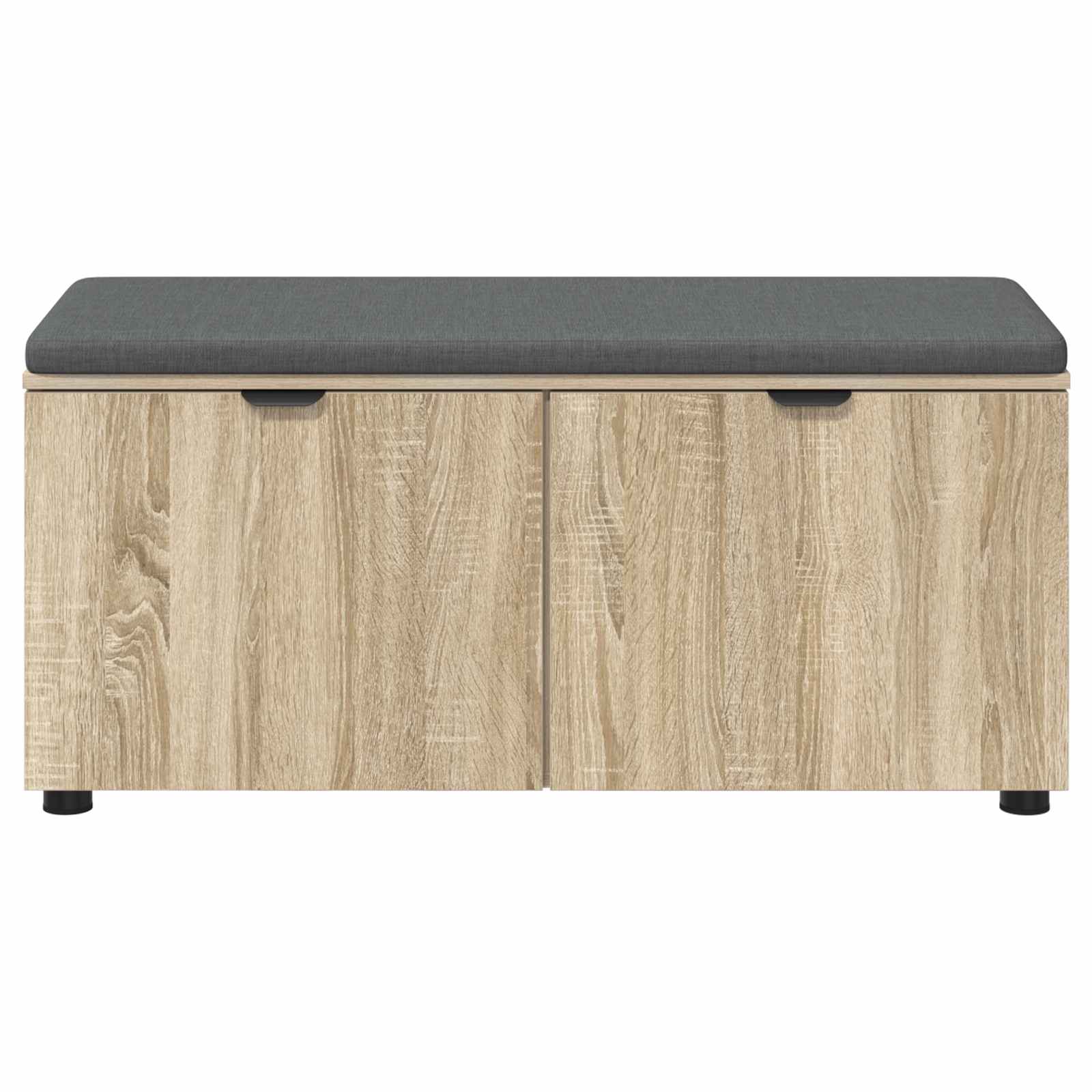 Klupa za hodnik s jastukom Sonoma hrast 100 x 38 x 46 cm