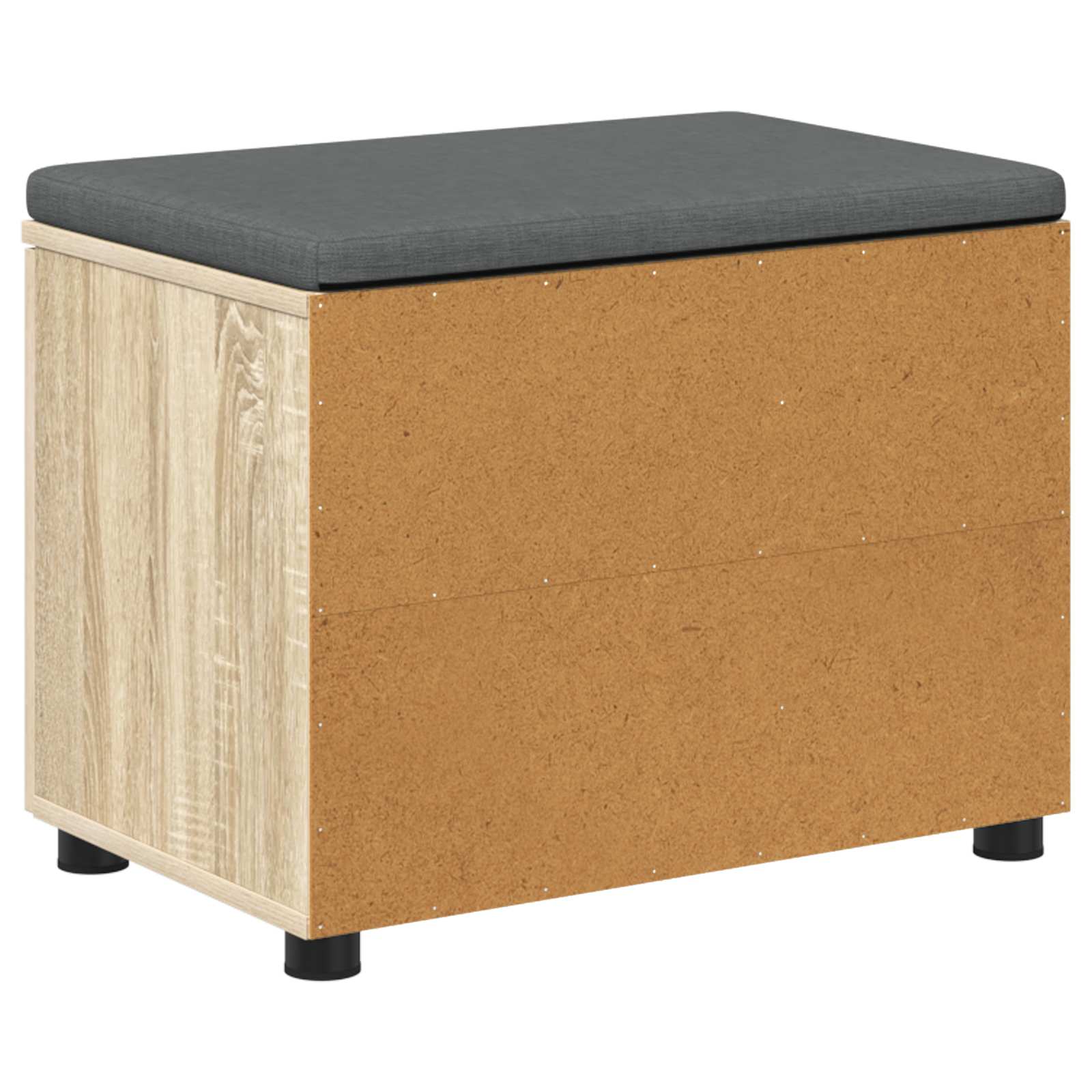 Klupa za hodnik s jastukom Sonoma hrast 60 x 38 x 46 cm