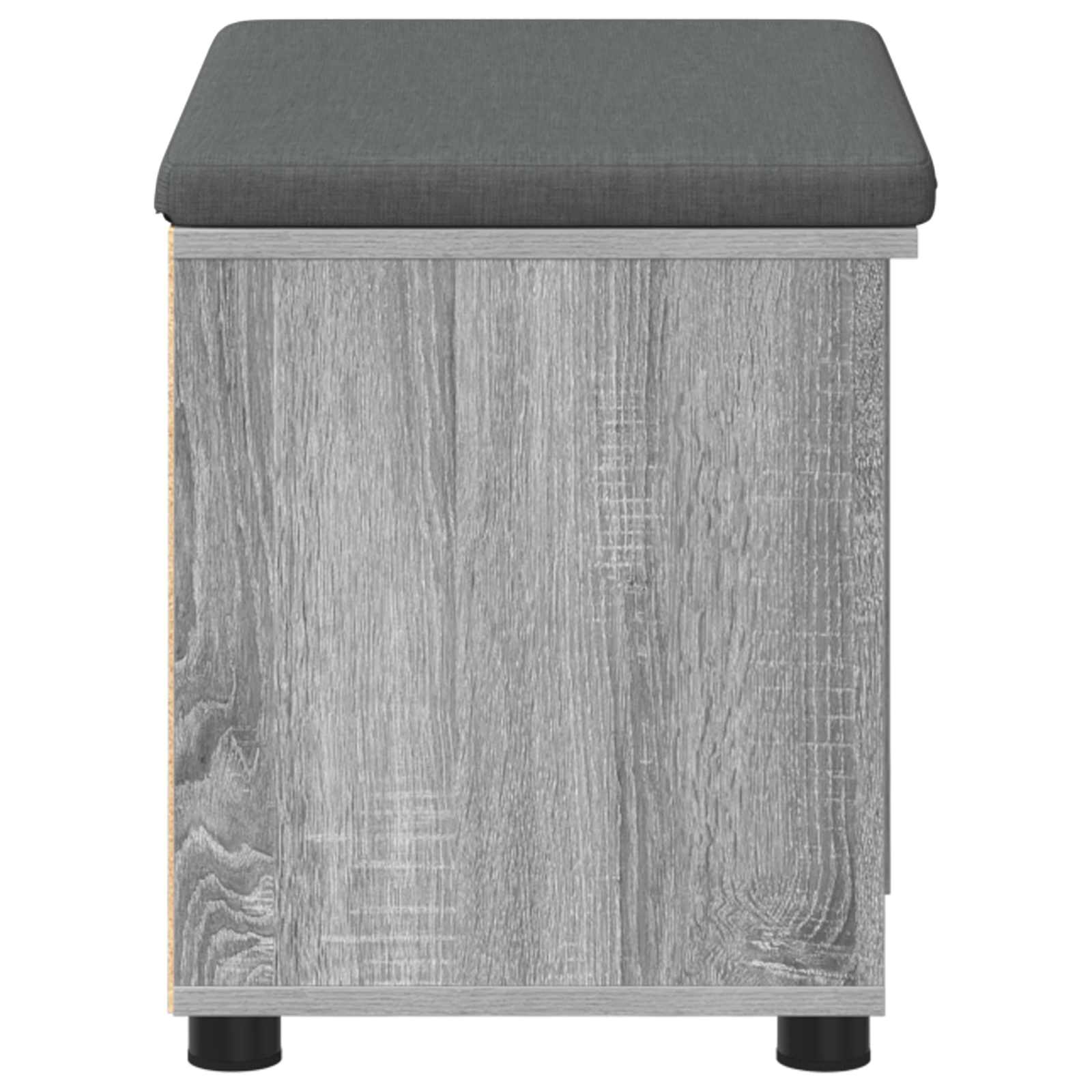 Klupa za hodnik s jastukom Sivi Sonoma 60 x 38 x 46 cm