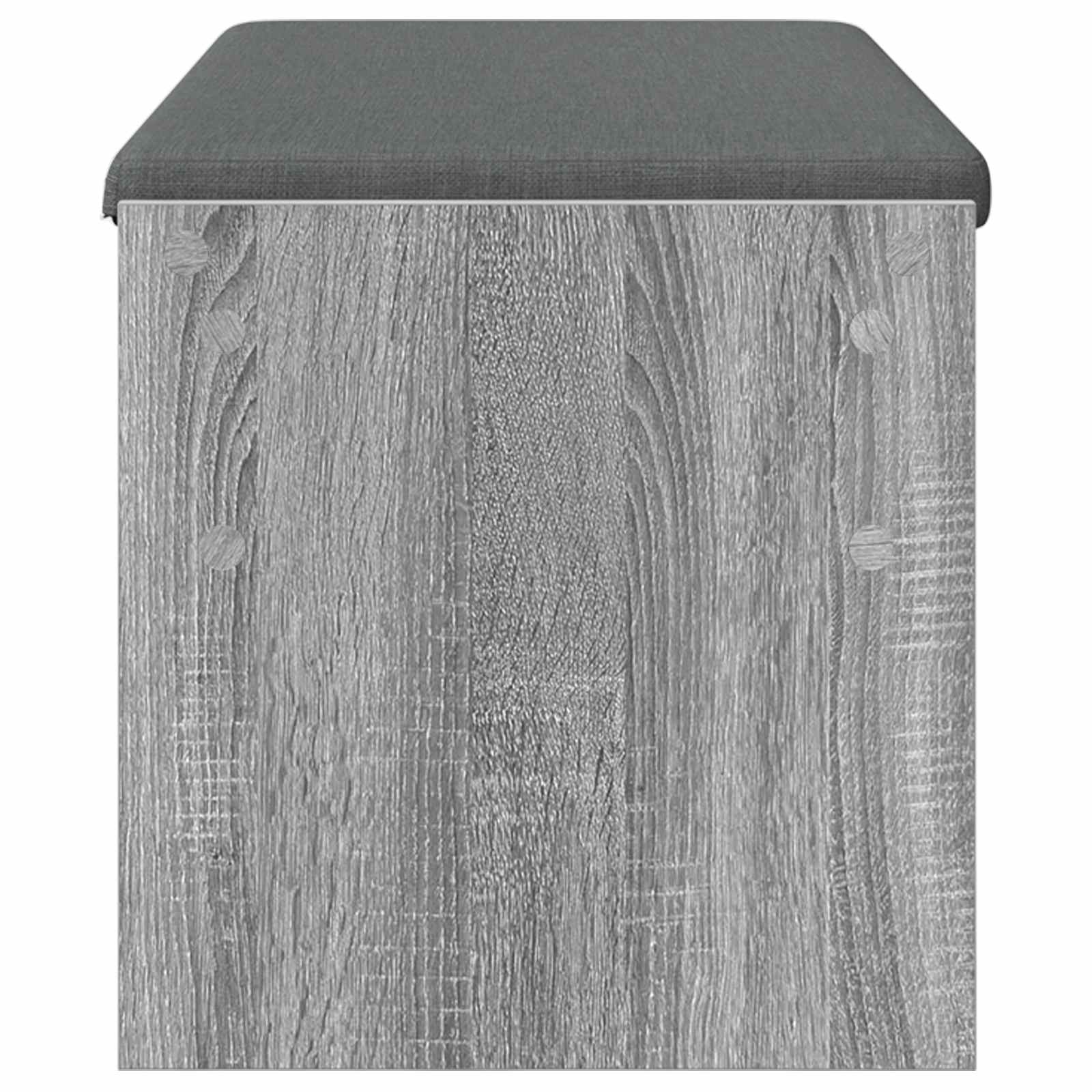 Klupa za hodnik s jastukom Siva Sonoma 103 x 38 x 40 cm
