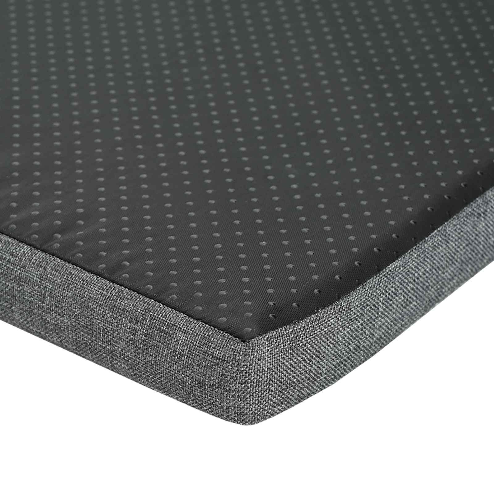 Klupa za hodnik s jastukom Betonsko Siva 63 x 38 x 45 cm