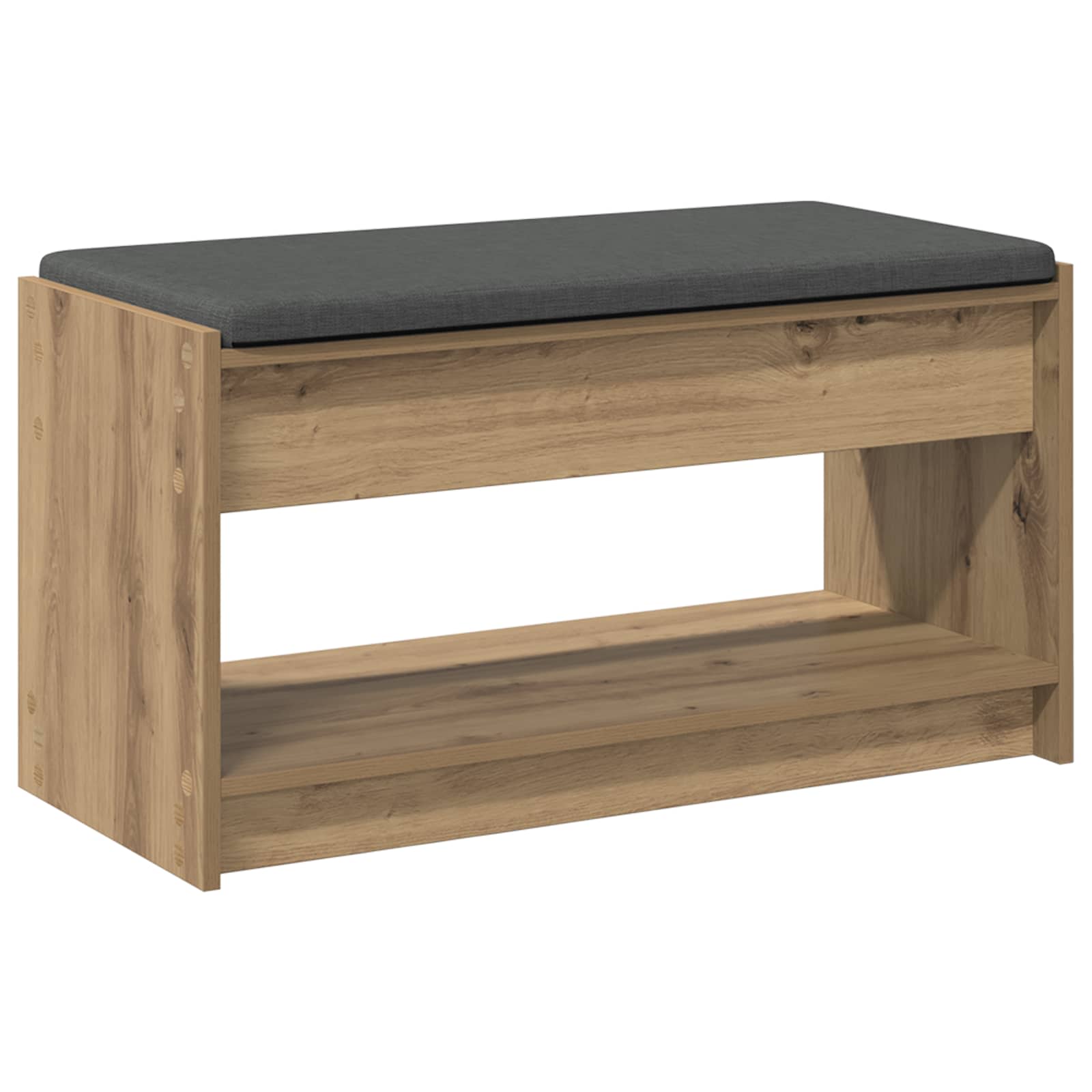 Klupa za hodnik s jastukom Zanatski Hrast 83 x 38 x 45 cm