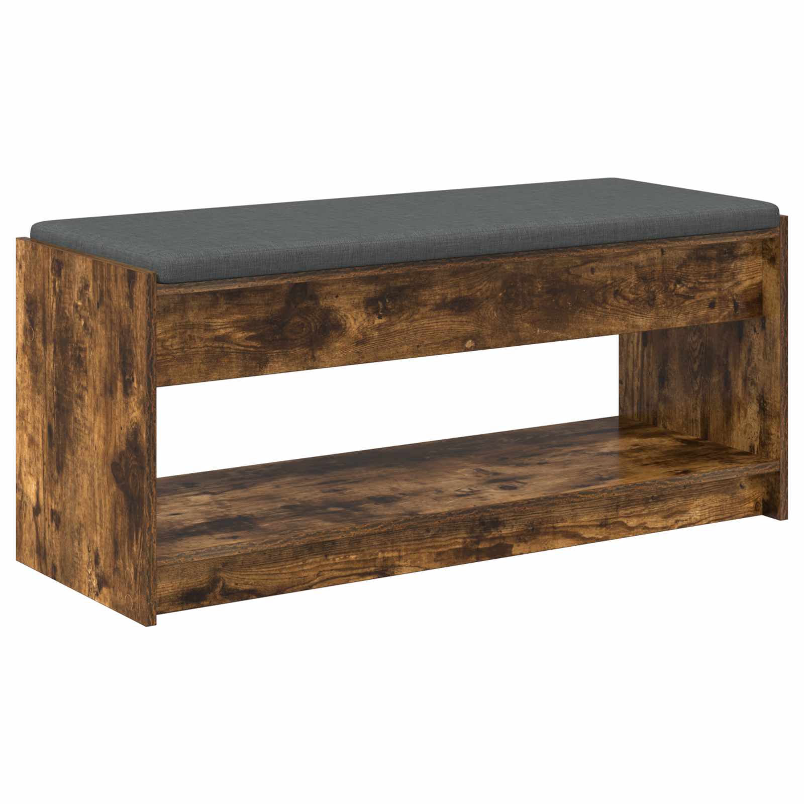 Klupa za hodnik s jastukom Dimljeni Hrast 103 x 38 x 45 cm