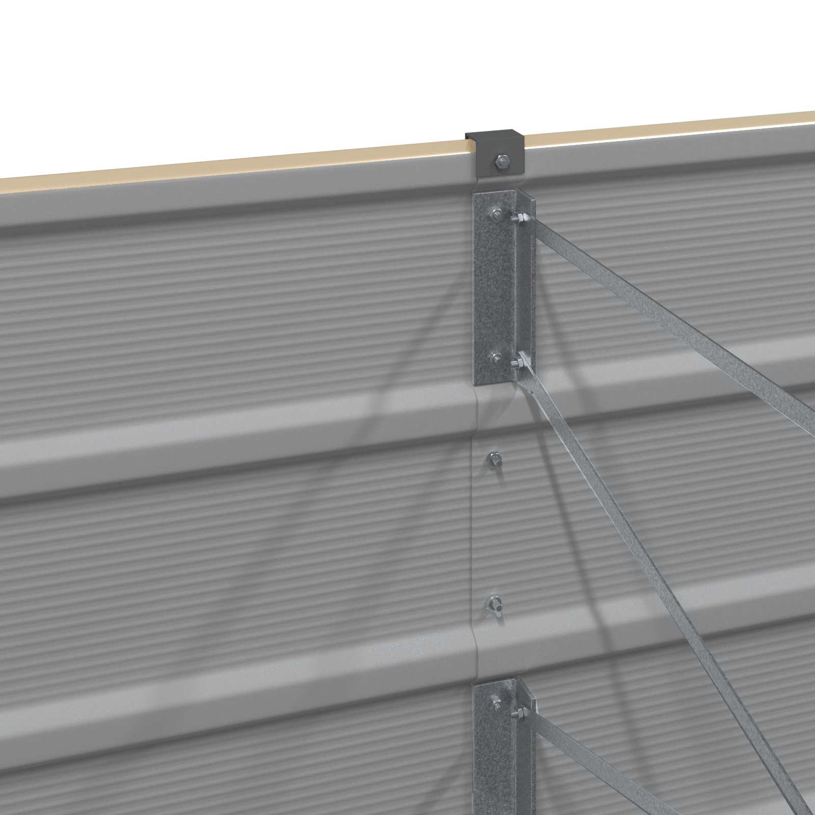 Sadilica Slonovača 240 x 40 x 45 cm Čelik