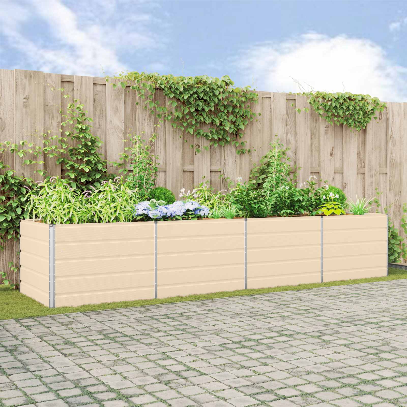 Sadilica Slonovača 385 x 100 x 75 cm Cinkani čelik