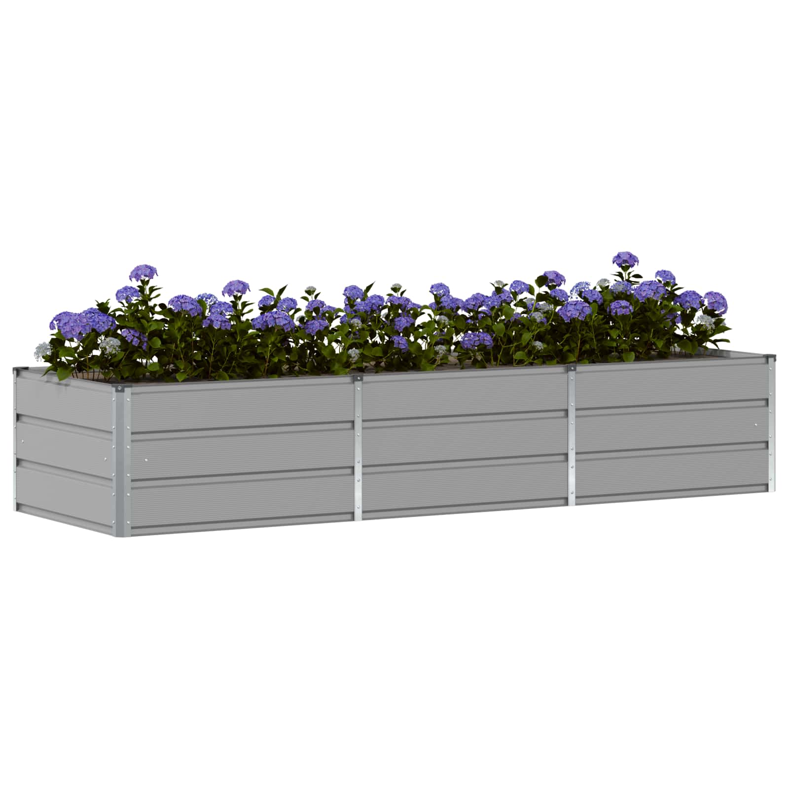 Sadilica Svijetlo siva 240 x 80 x 45 cm Čelik
