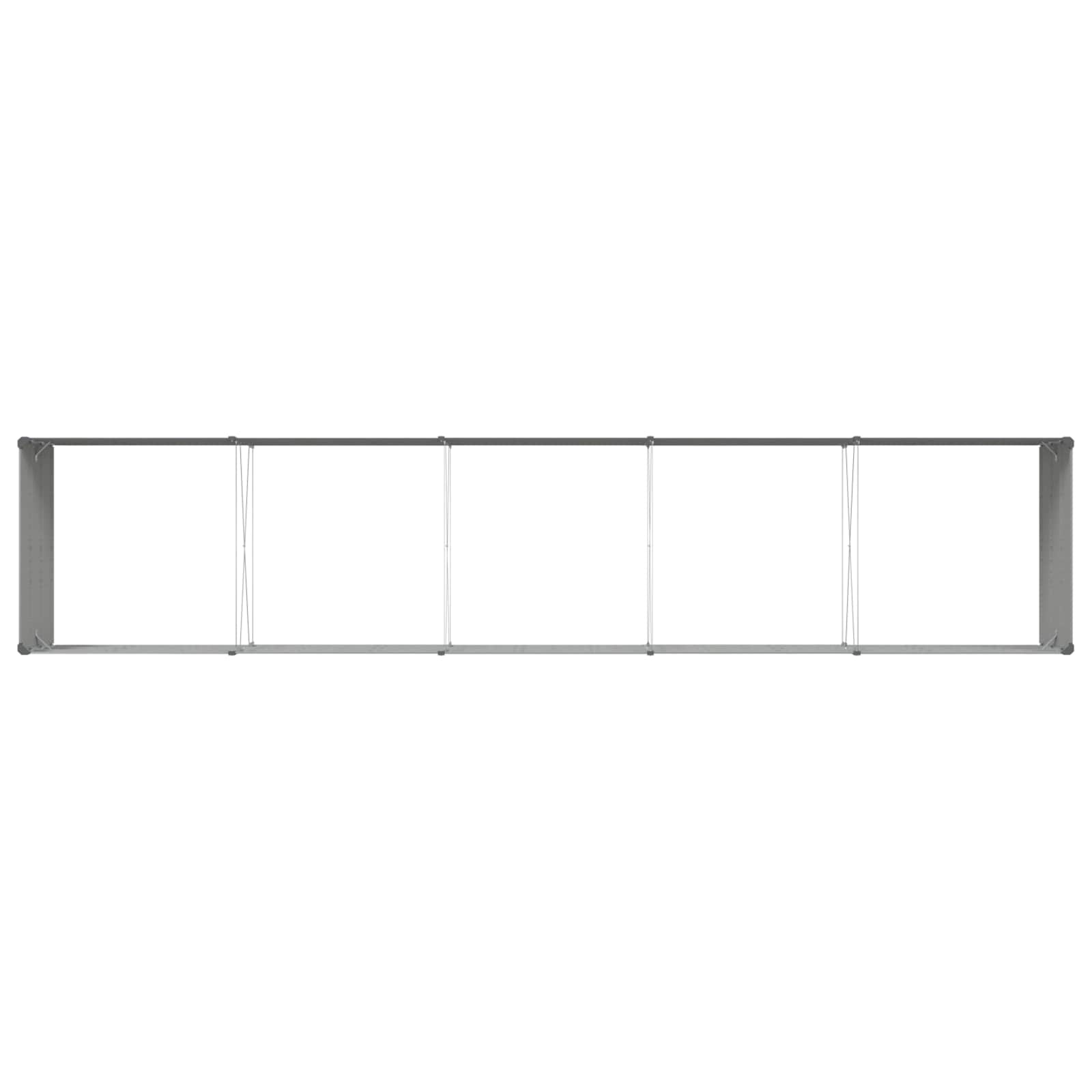Sadilica Svijetlo siva 480 x 100 x 45 cm Cinkani čelik