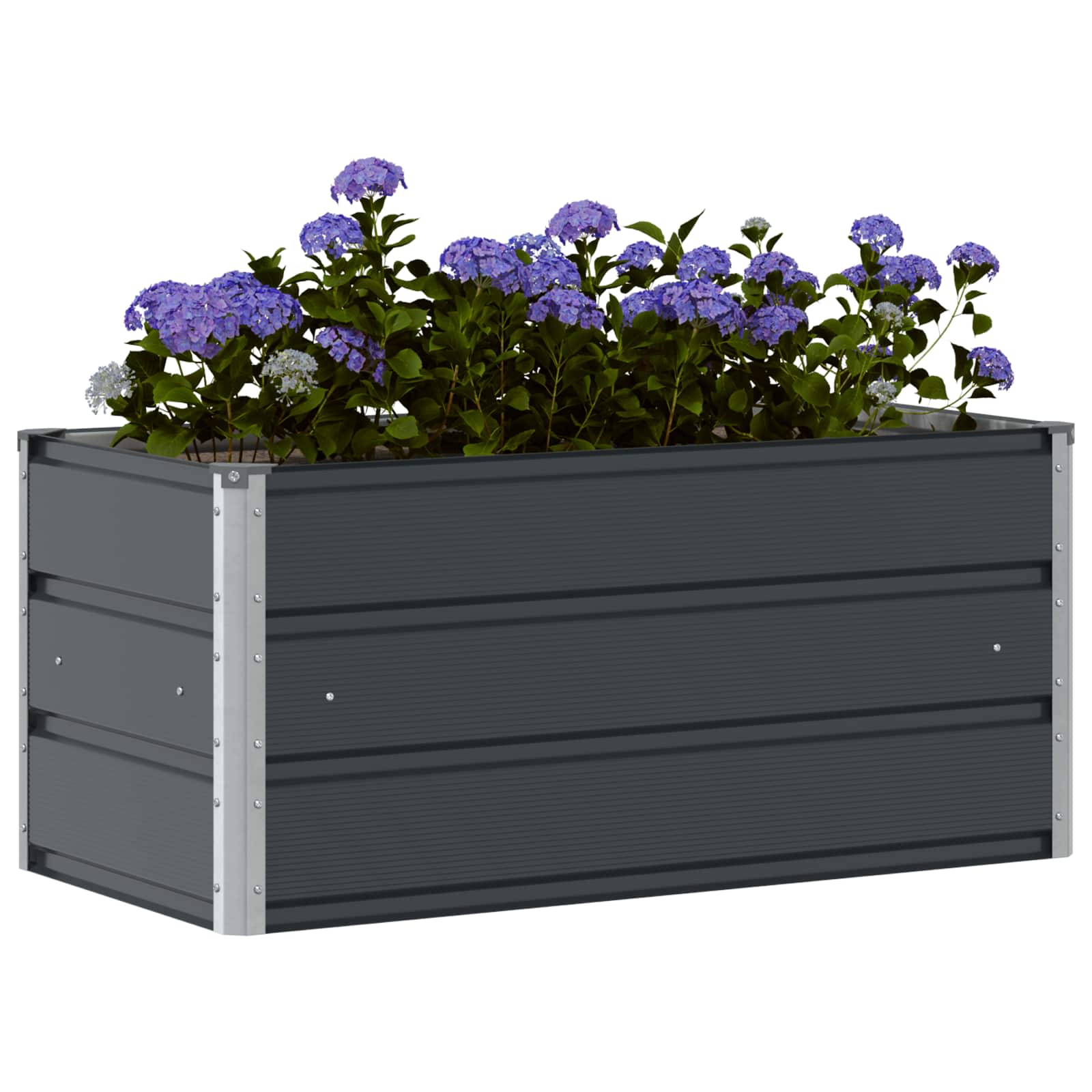 Sadilica Antracit 100 x 50 x 45 cm Cinkani čelik