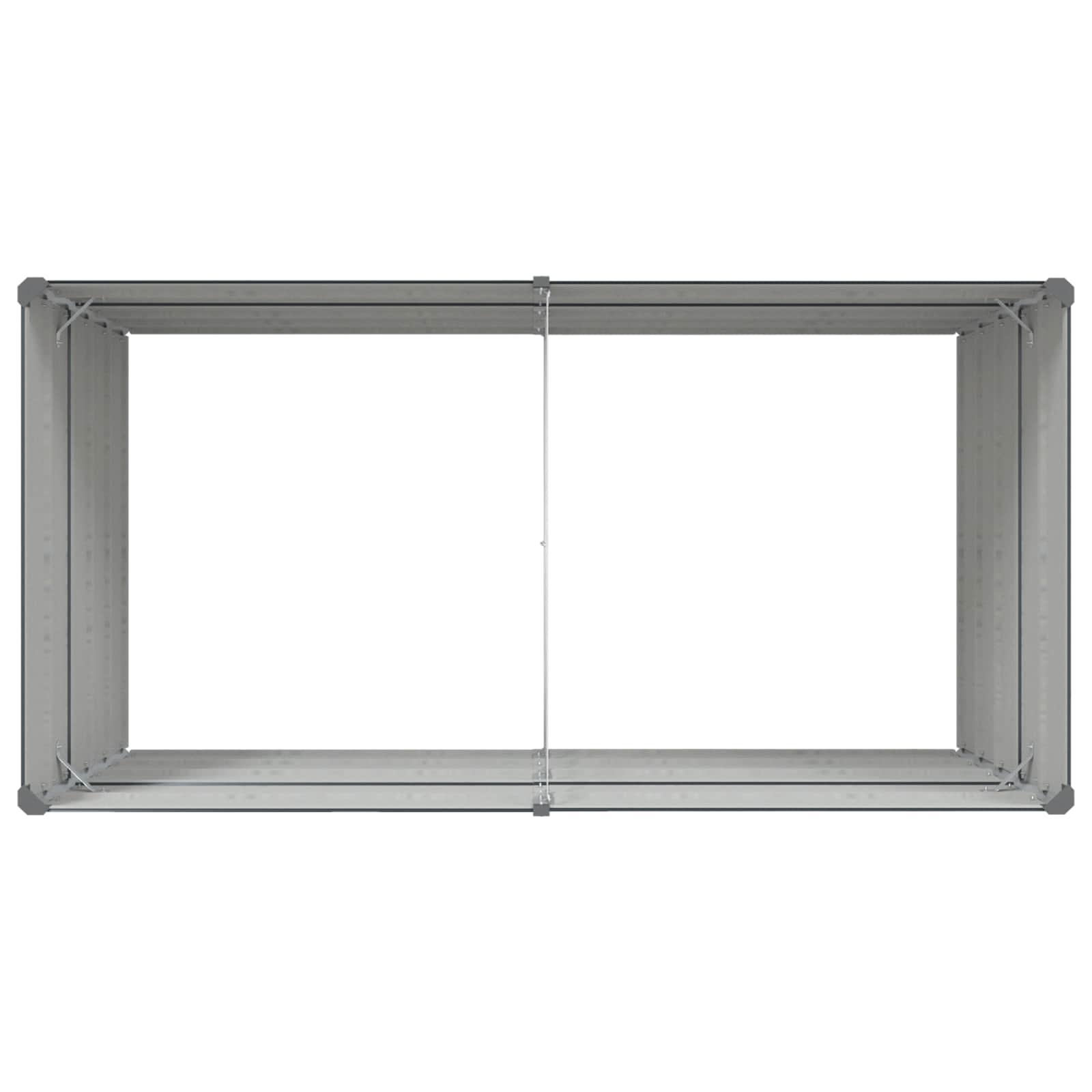 Sadilica Antracit 195 x 100 x 75 cm Cinkani čelik