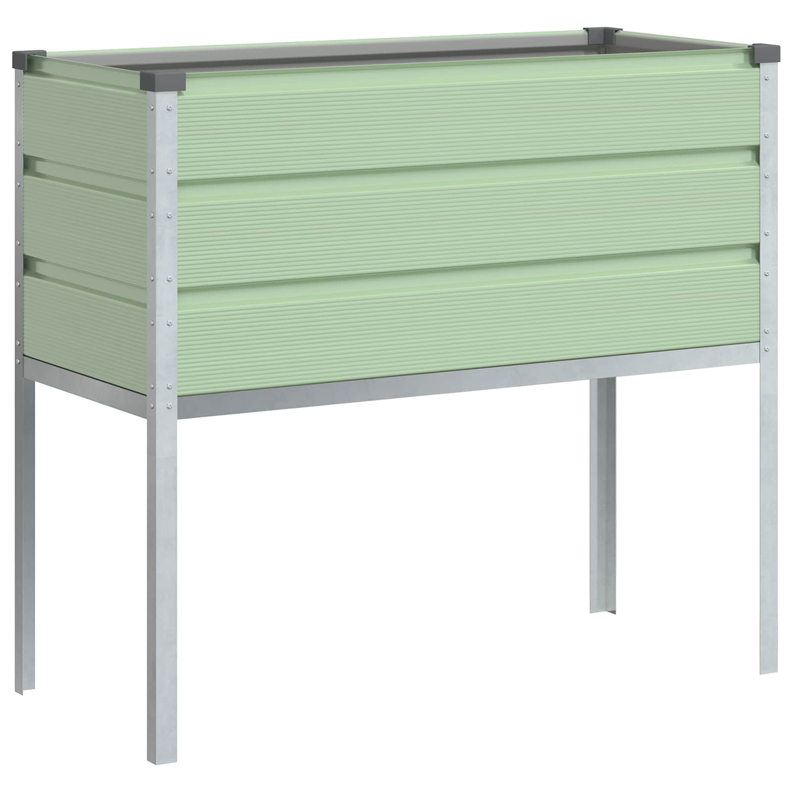 Sadilica Pastelno zelena 100 x 45 x 90 cm Cinkani čelik