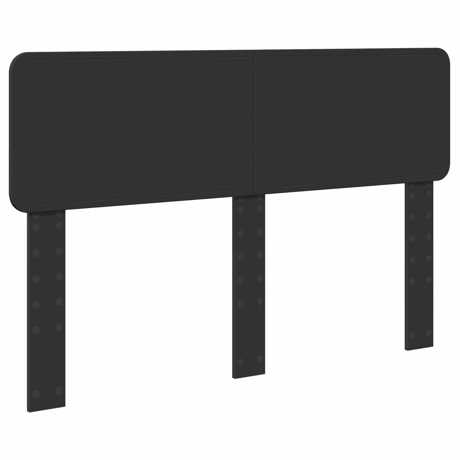Krevetna konstrukcija Crna 160 x 200 cm Čvrsto borovo drvo