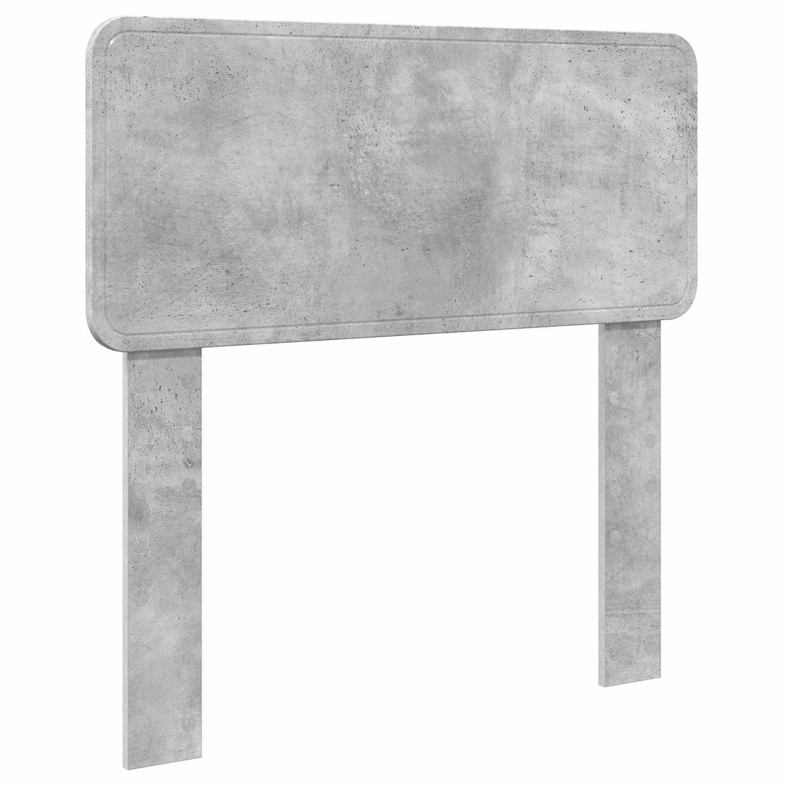 Krevetna konstrukcija s uzglavljem Betonska siva 100 x 200 cm