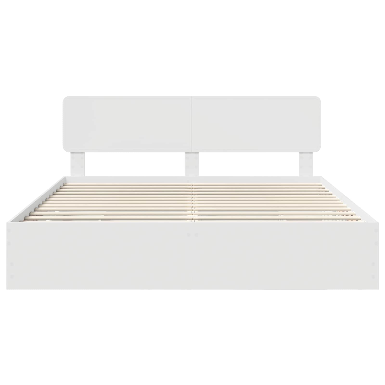Krevetna konstrukcija Bijeli 180 x 200 cm Konstrukcijsko drvo