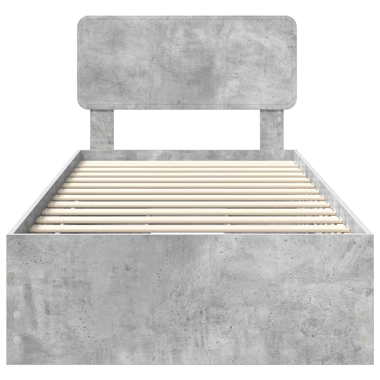 Krevetna konstrukcija s ladicama Betonsko Siva 75 x 190 cm