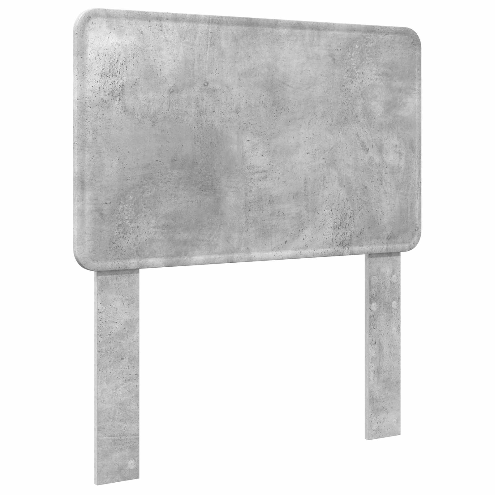 Krevetna konstrukcija s uzglavljem Betonska siva 75 x 190 cm