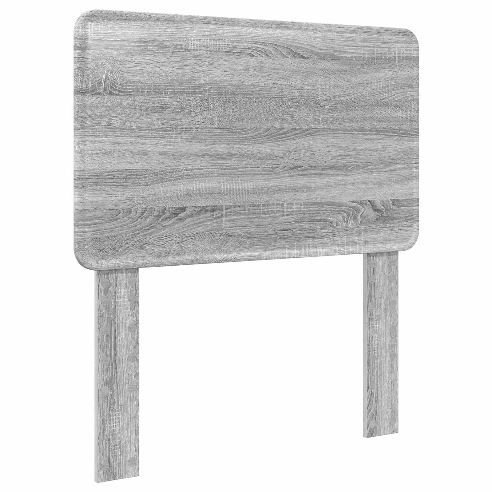 Krevetna konstrukcija s uzglavljem Siva Sonoma 75 x 190 cm