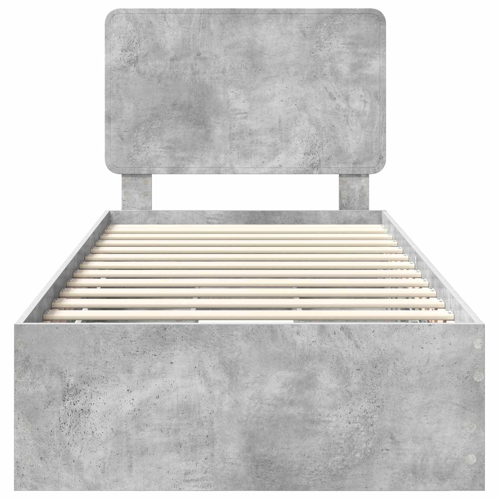 Krevetna konstrukcija s ladicama Betonski sivi 90 x 200 cm