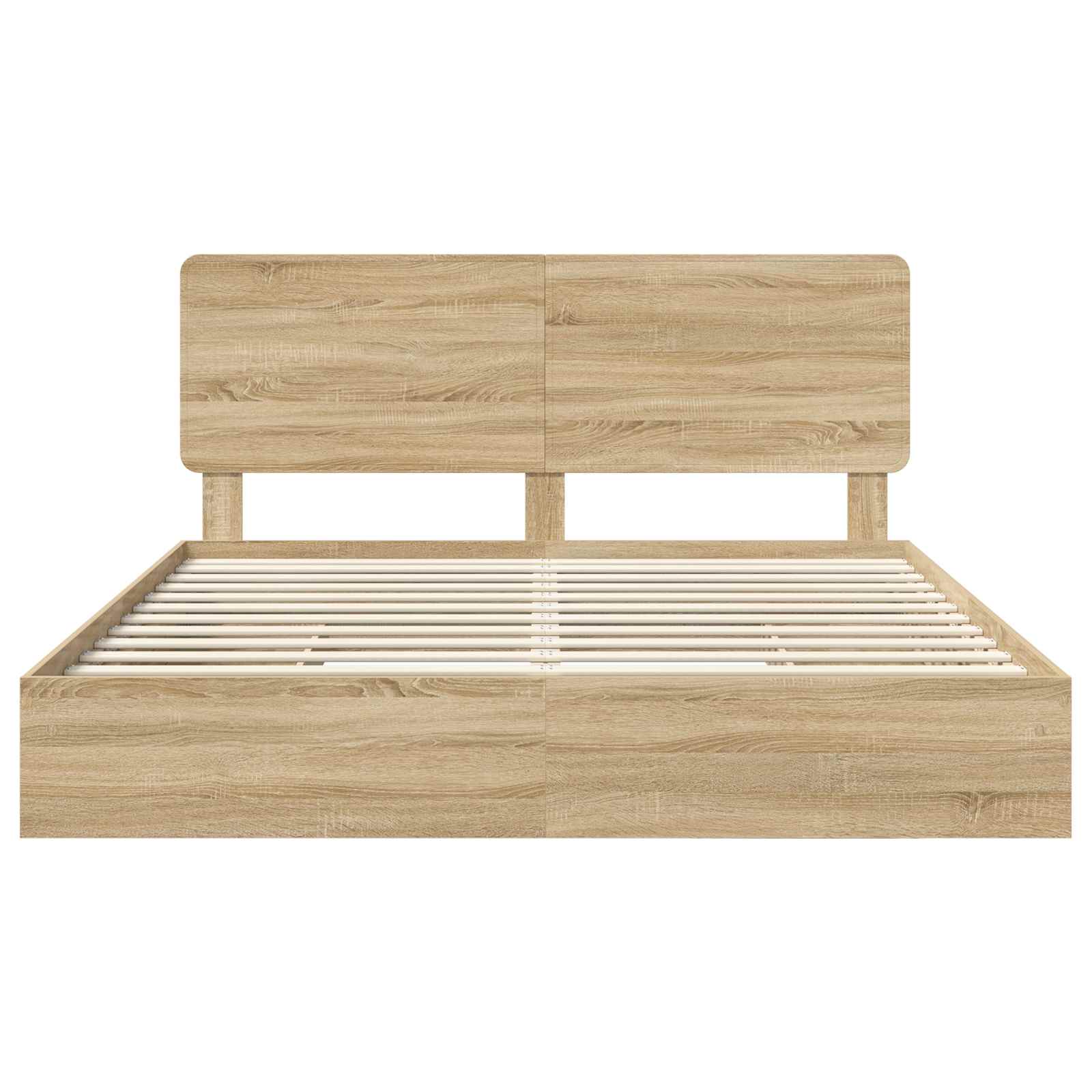 Krevet s od storage Sonoma hrast 180 x 200 cm Konstruirano drvo
