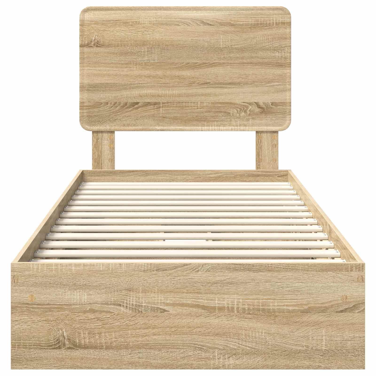 Krevet s od storage Sonoma hrast 75 x 190 cm Konstruirano drvo