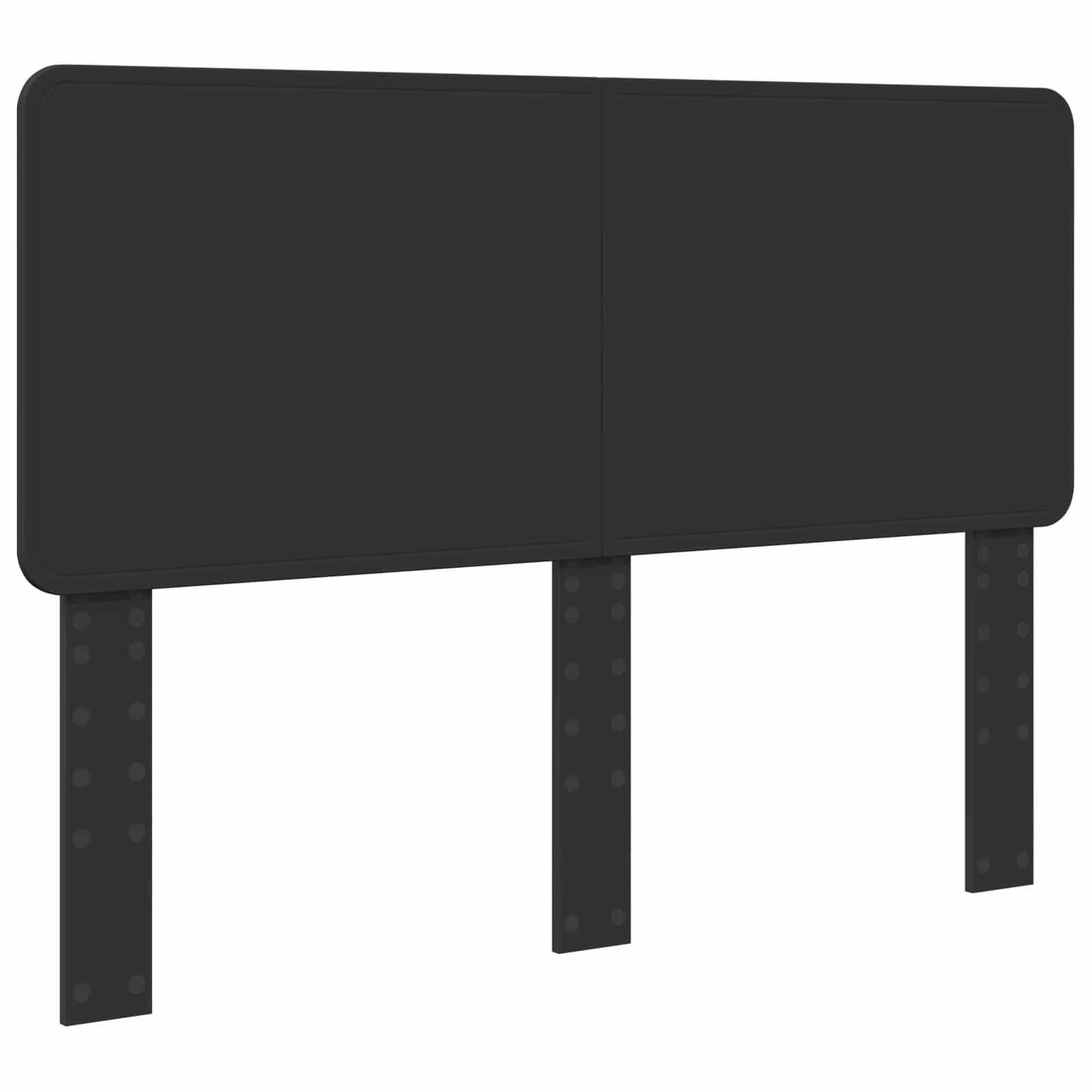 Krevetna konstrukcija Crna 140 x 190 cm Konstruirano drvo