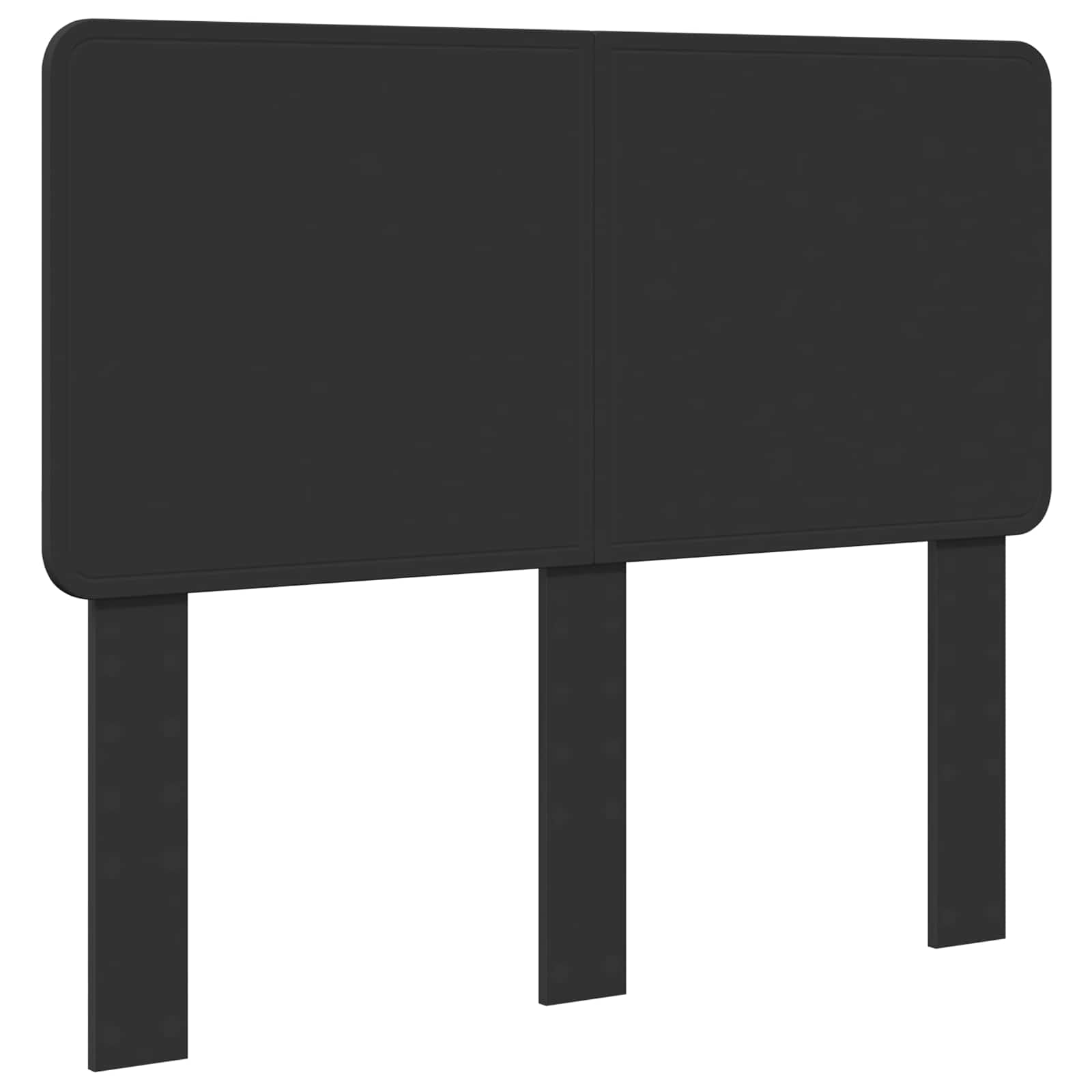 Krevetna konstrukcija Crna 135 x 190 cm Konstruirano drvo