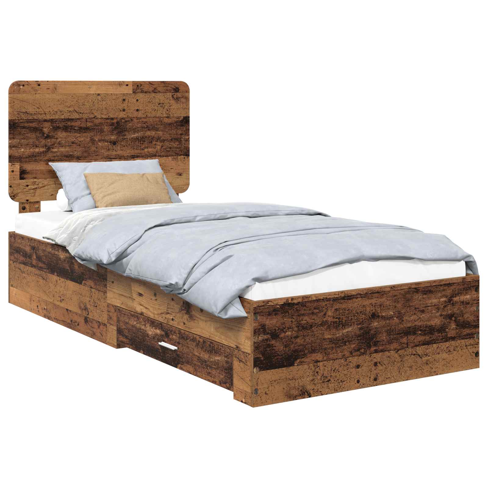 Krevetna konstrukcija Staro drvo 100 x 200 cm Konstruirano drvo
