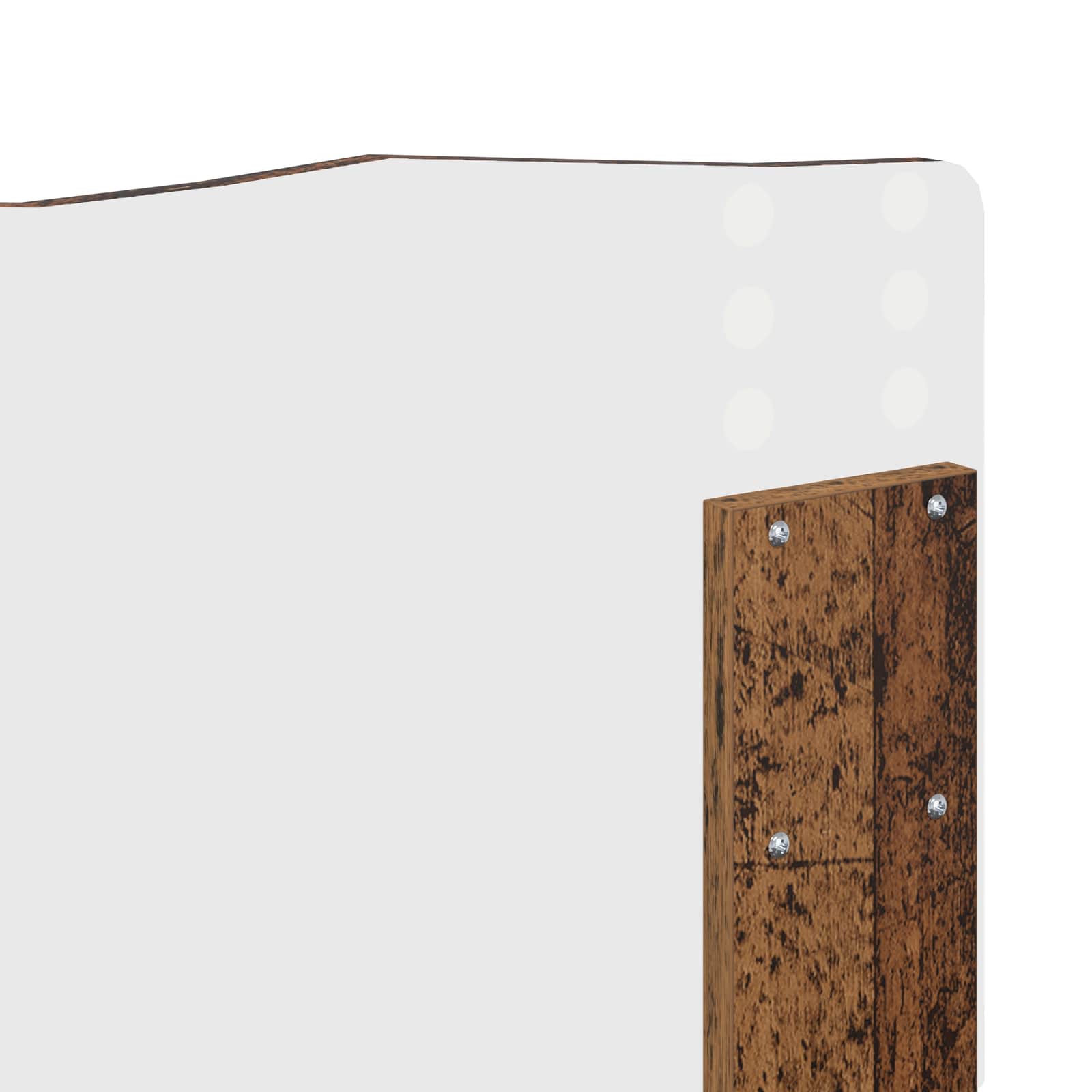 Krevetna konstrukcija s uzglavljem Staro drvo 150 x 200 cm