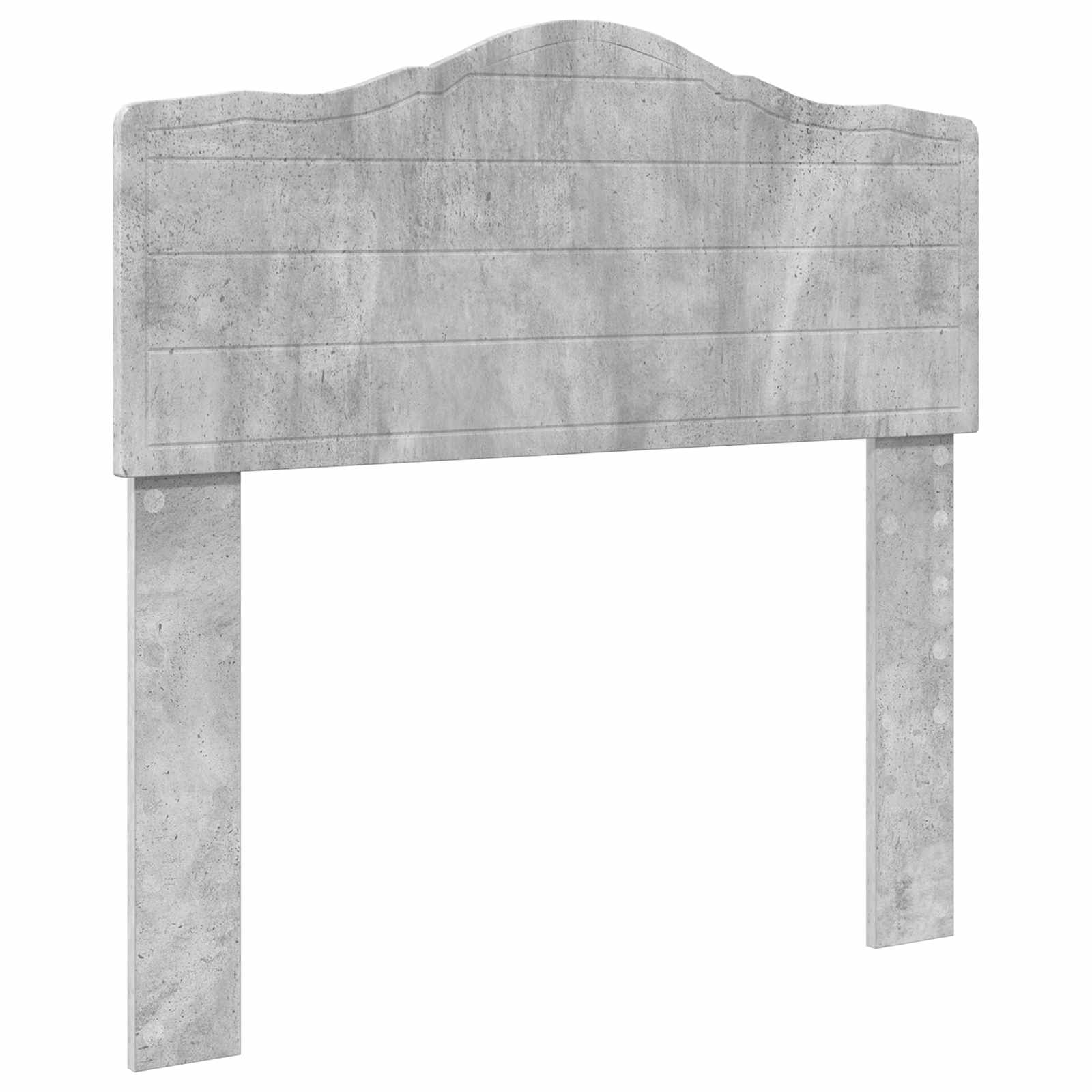 Krevetna konstrukcija s uzglavljem Betonska siva 100 x 200 cm