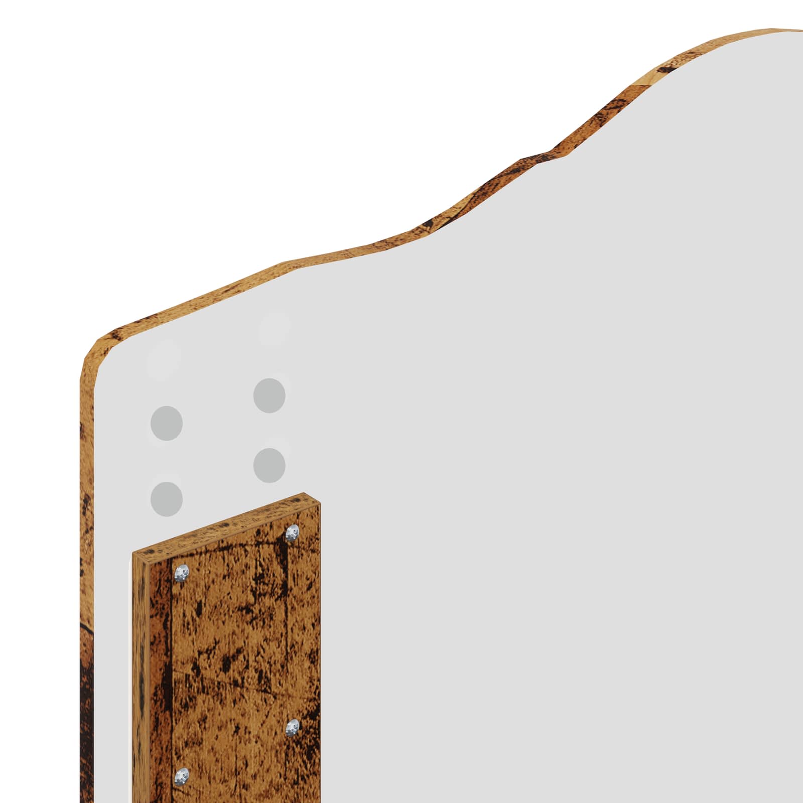 Krevetna konstrukcija s uzglavljem Staro drvo 100 x 200 cm