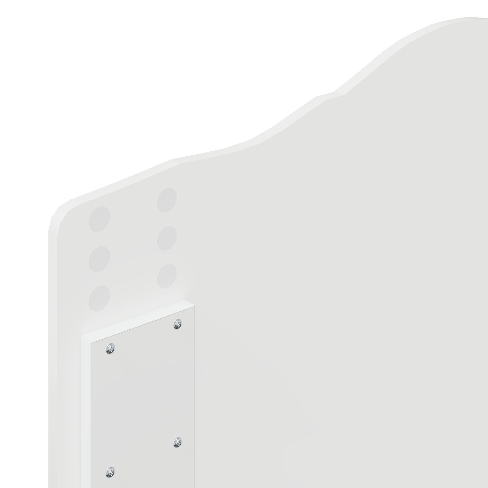 Krevetna konstrukcija Bijelo 90 x 190 cm Inženjersko Drvo